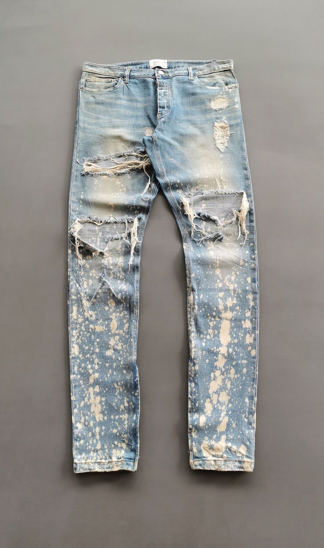 Halo Tokyo Destroyed Splatter Jeans Undercover Insp