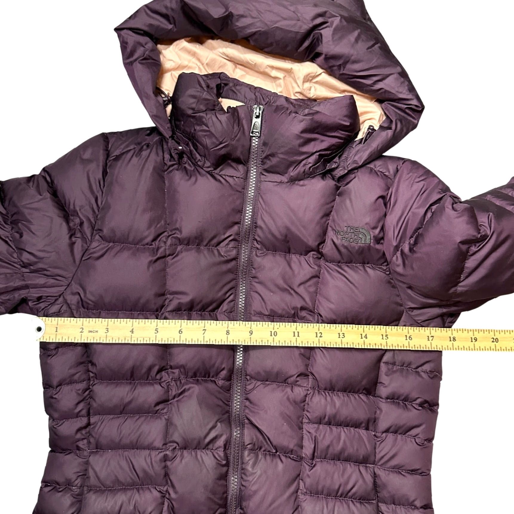 The North Face VINTAGE The North Face Metropolis Parka Quilted 550 Down Puffer Coat Women S Purple Small Parka Womens Down Puffer Coat Size S / US 4 / IT 40 - 4 Thumbnail