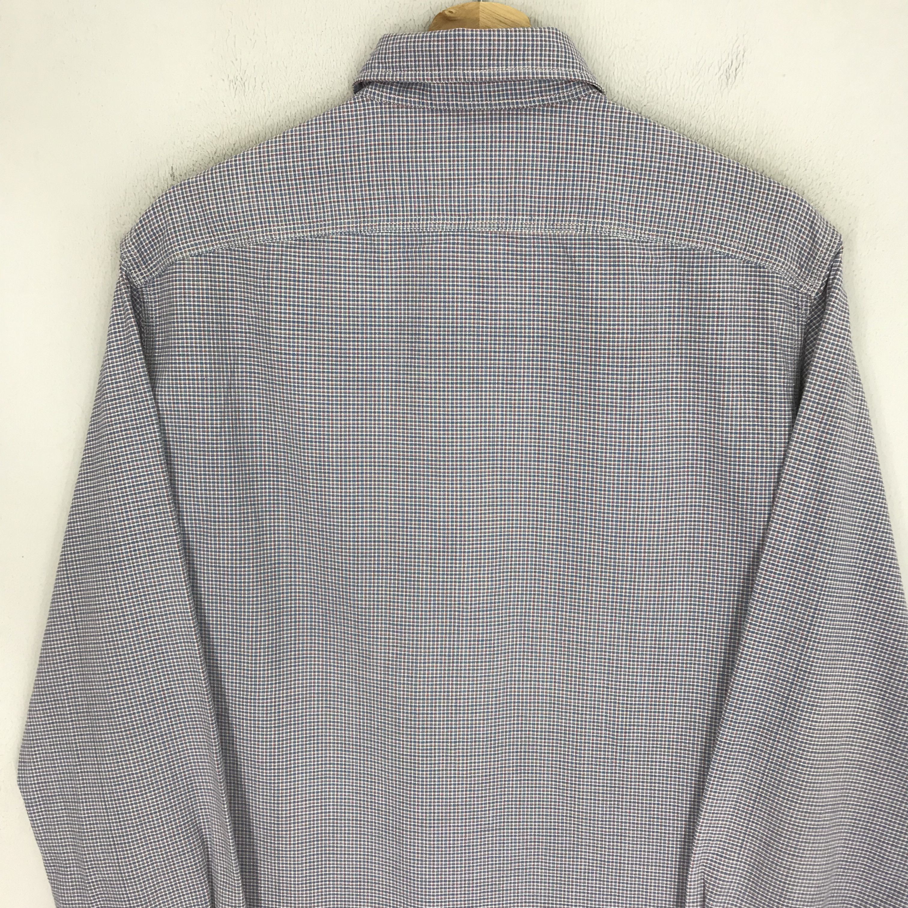 Polo Ralph Lauren × RRL Ralph Lauren × Vintage Vintage Polo Ralph Lauren Blue Checkered Double RL Casual Size US S / EU 44-46 / 1 - 4 Thumbnail