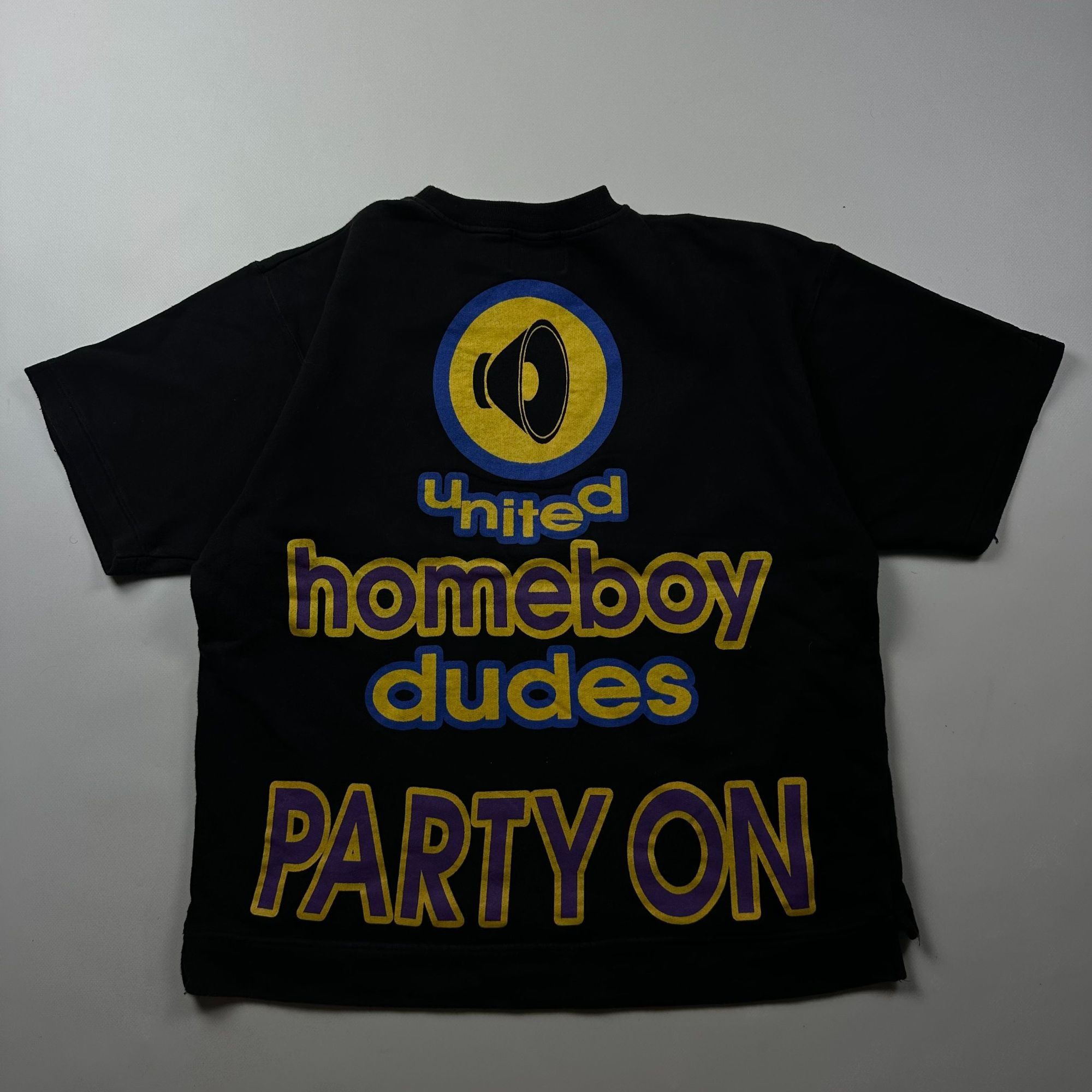 Vintage Rare Vintage 90s Homeboy Heavyweight T-Shirt Sweatshirt Fabr Size US XL / EU 56 / 4 - 3 Thumbnail
