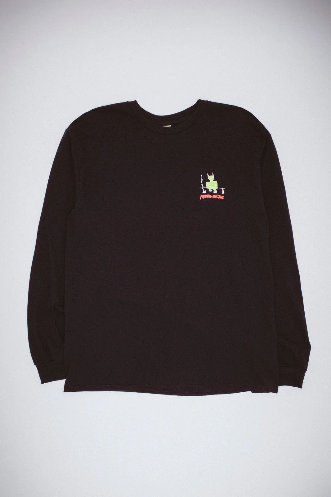 Fucking Awesome DRUNK AND SAD LONG SLEEVE TEE Size US XXL / EU 58 / 5 - 2 Thumbnail