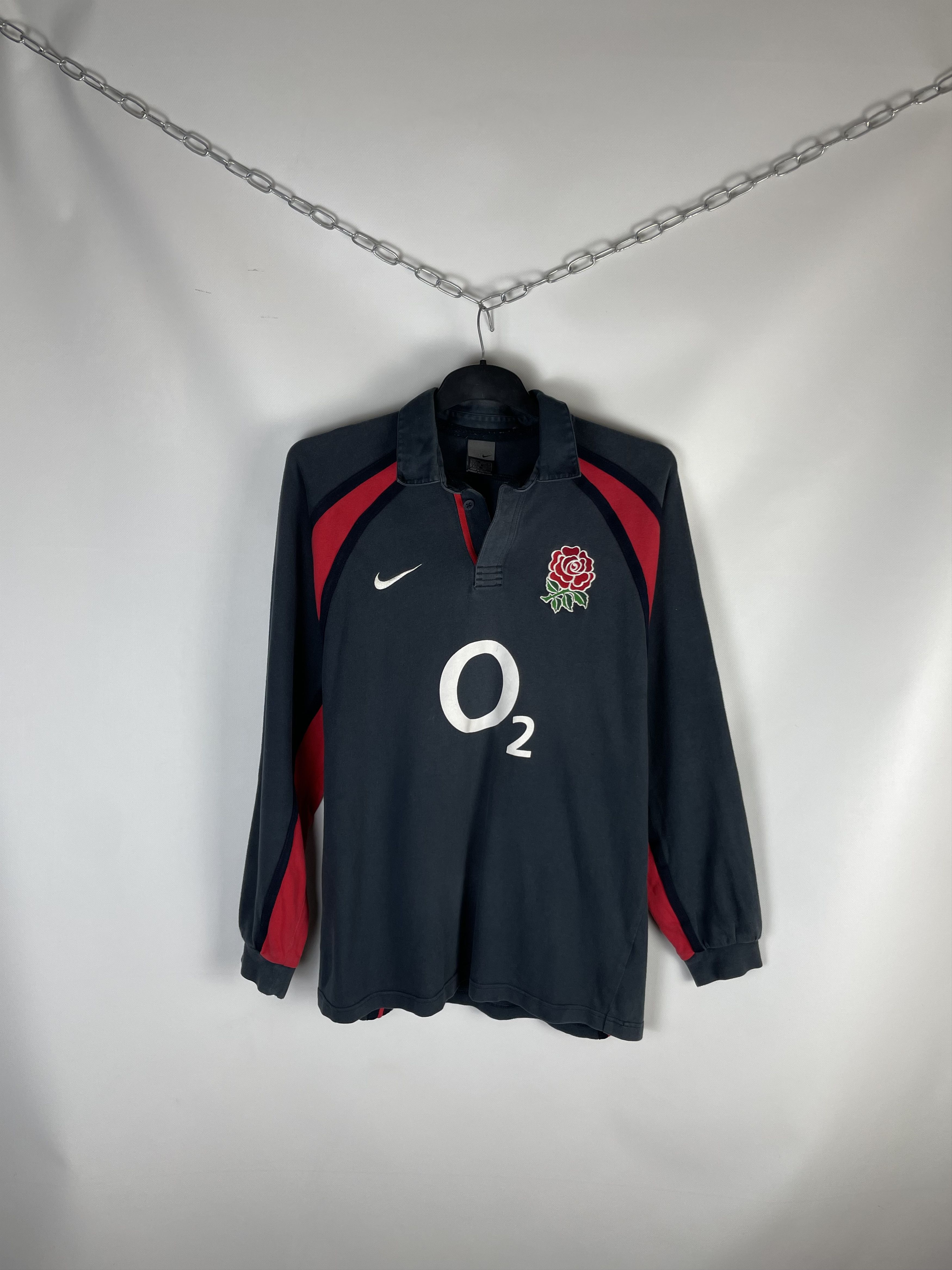 Nike Vintage England Rugby League Nike O2 Long-sleeve T-shirts Size US L / EU 52-54 / 3 - 1 Thumbnail