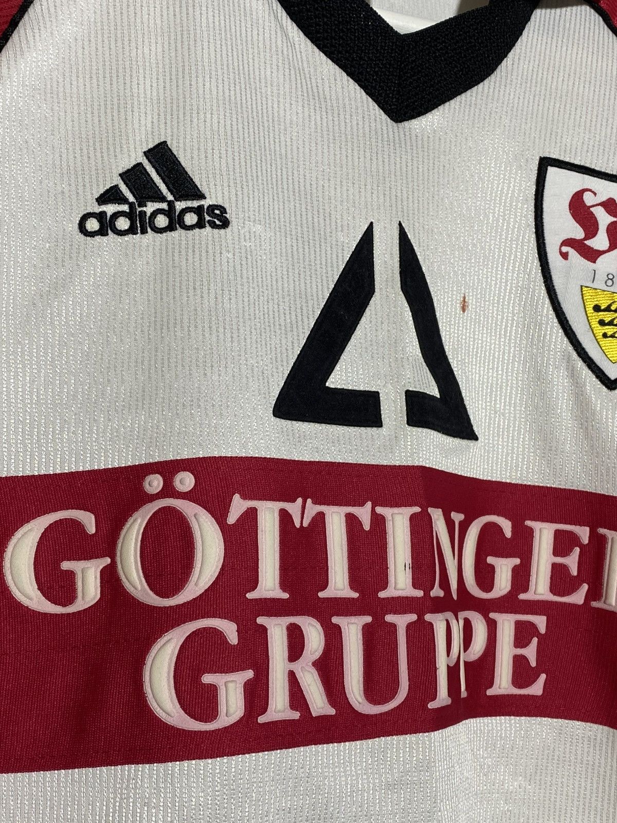 Adidas Adidas VfB Stuttgart 1998/98 Home Vintage Football Shirt Size US XS / EU 42 / 0 - 5 Thumbnail