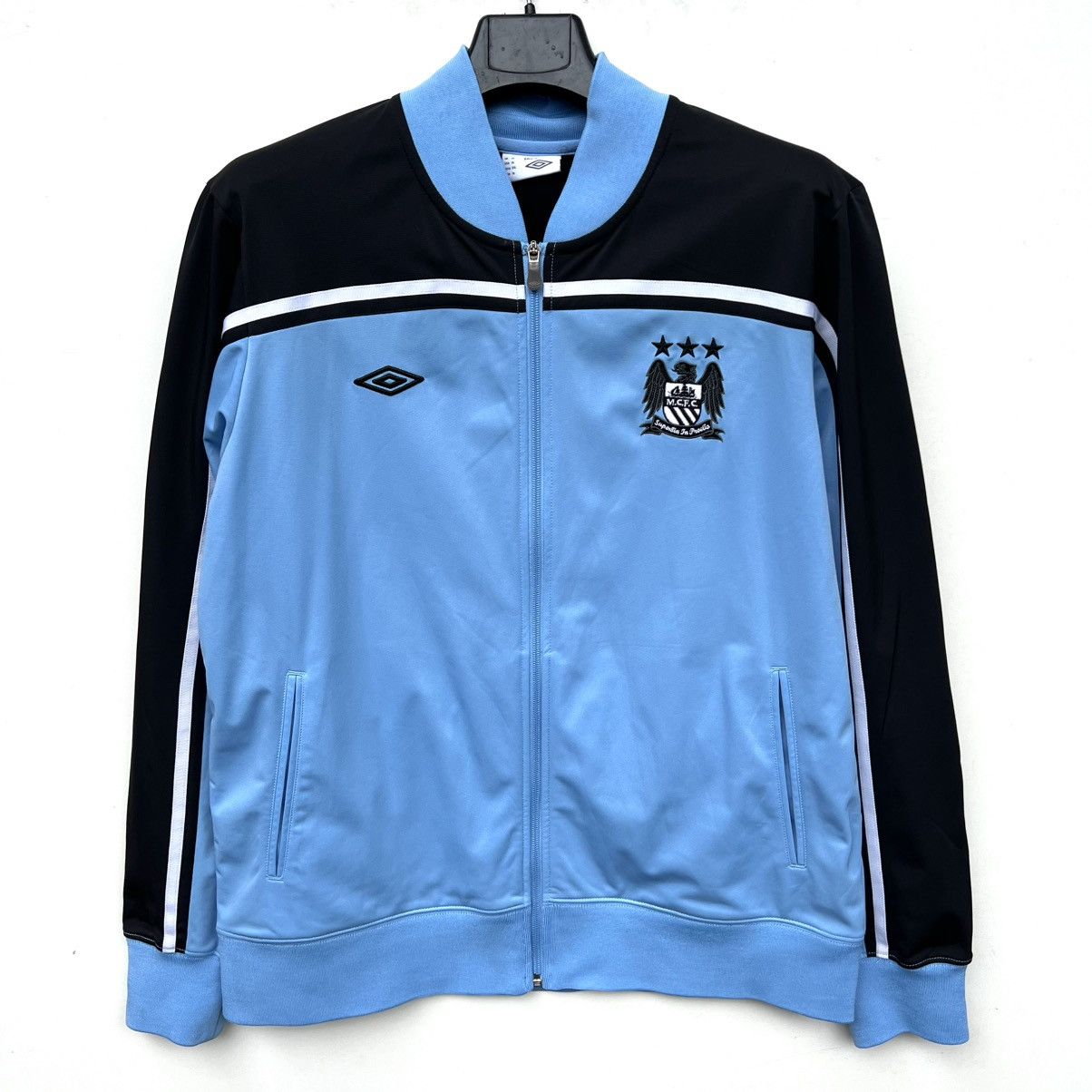 Umbro Manchester city umbro soccer track jacket football vintage Size US XL / EU 56 / 4 - 1 Thumbnail