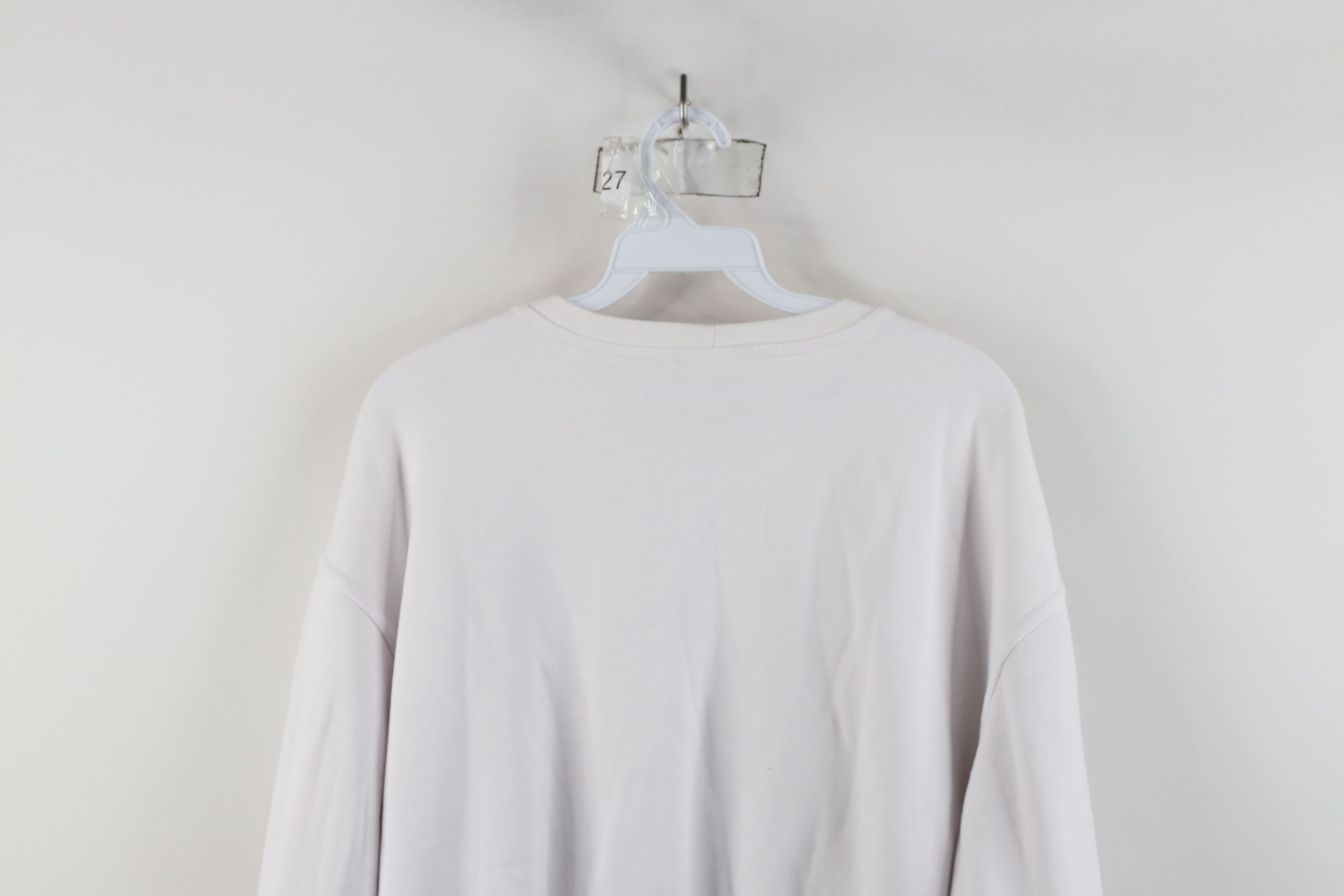 Vintage Vintage 90s Streetwear Cabin Flower Nature Sweatshirt White Size L / US 10 / IT 46 - 13 Thumbnail