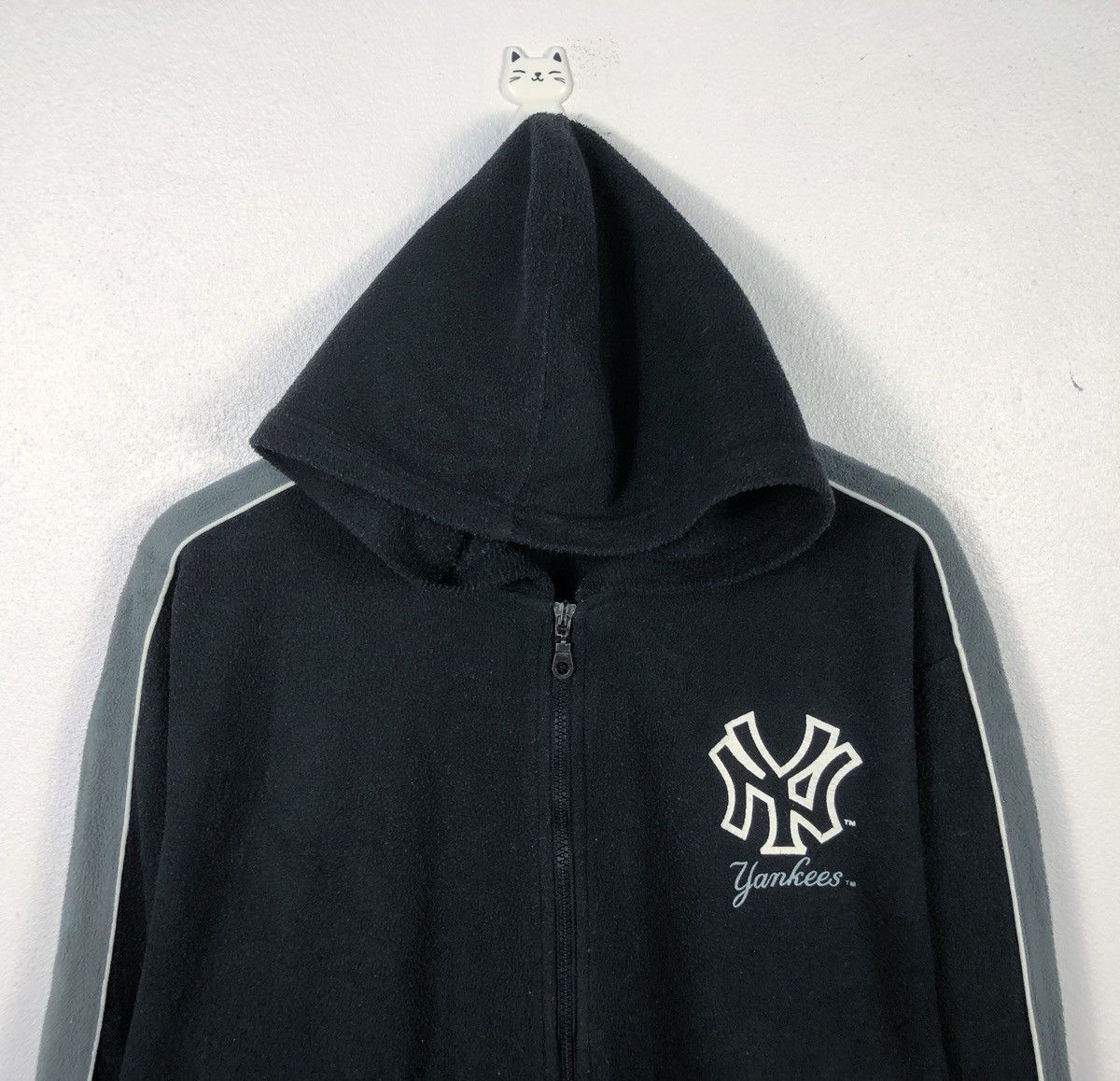 MLB × New York Yankees × Vintage Rare Vintage MLB New York Yankees Fleece Hoodie Size US XL / EU 56 / 4 - 2 Thumbnail