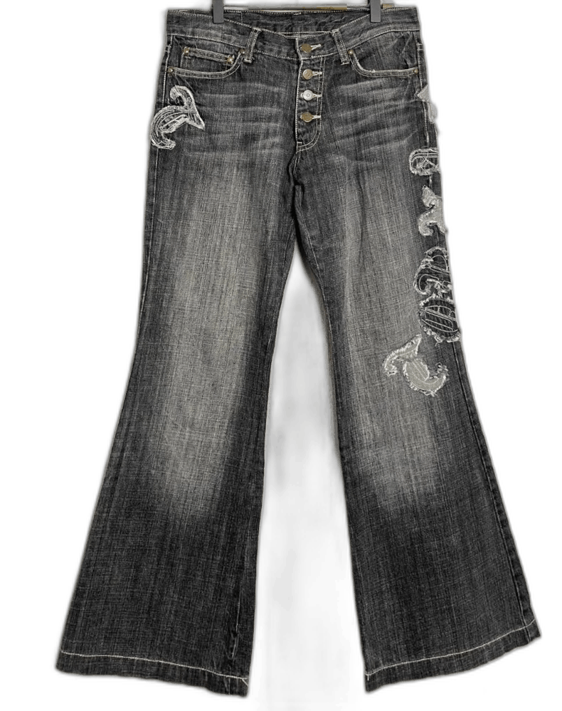 Tornado Mart Tornado Mart Vintage Gray Denim Jeans Size 34" / US 12 / IT 48 - 1 Thumbnail
