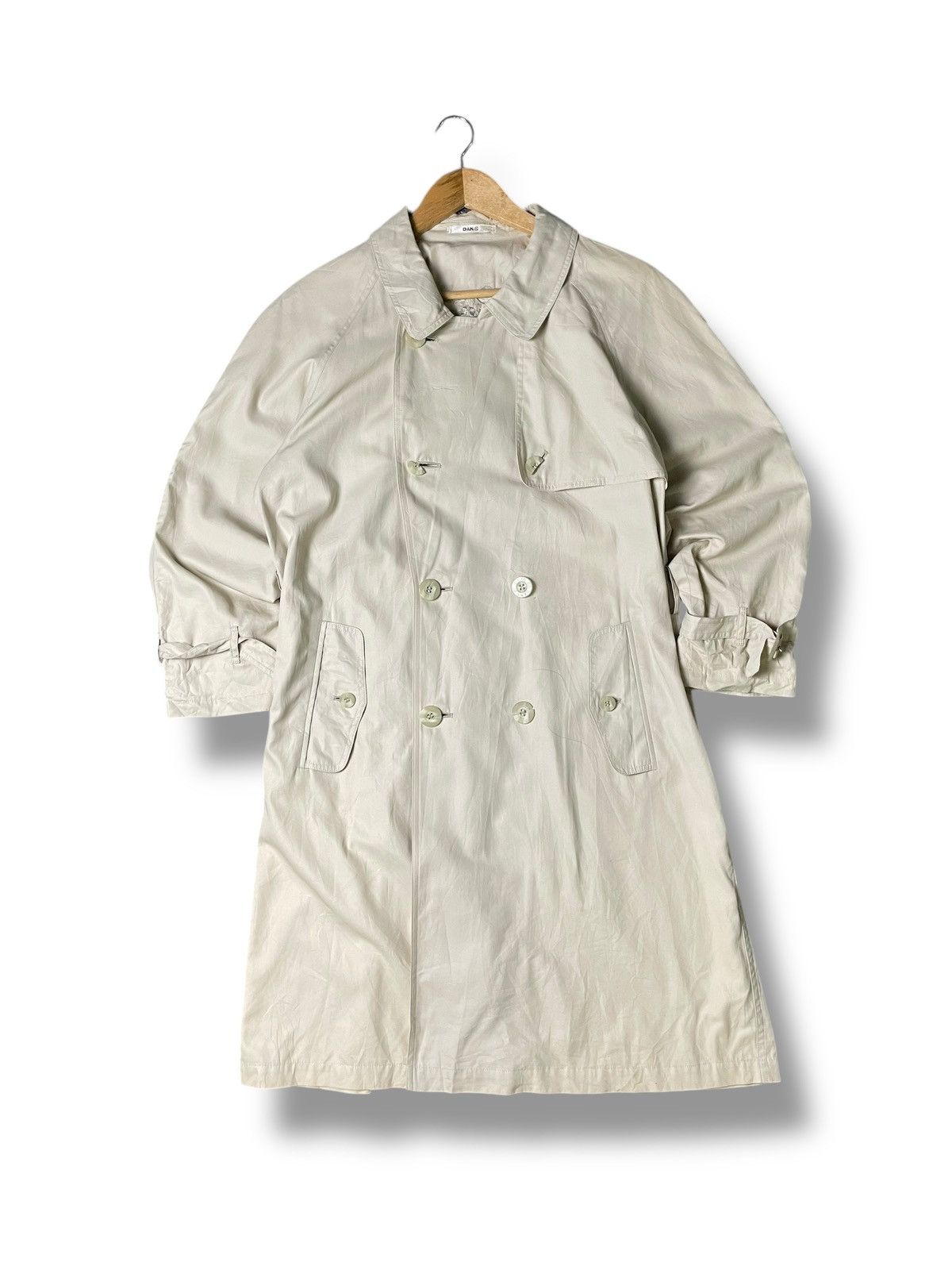 Designer × Japanese Brand × Vintage Daks Double Breasted Long Trenchcoat (54) Size US S / EU 44-46 / 1 - 1 Thumbnail