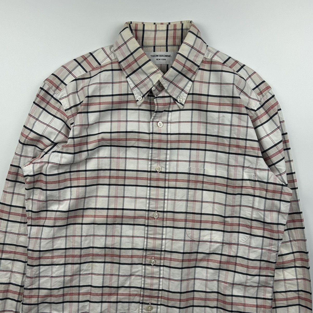 Thom Browne Thom Browne Plaid Shirt Size US M / EU 48-50 / 2 - 2 Thumbnail