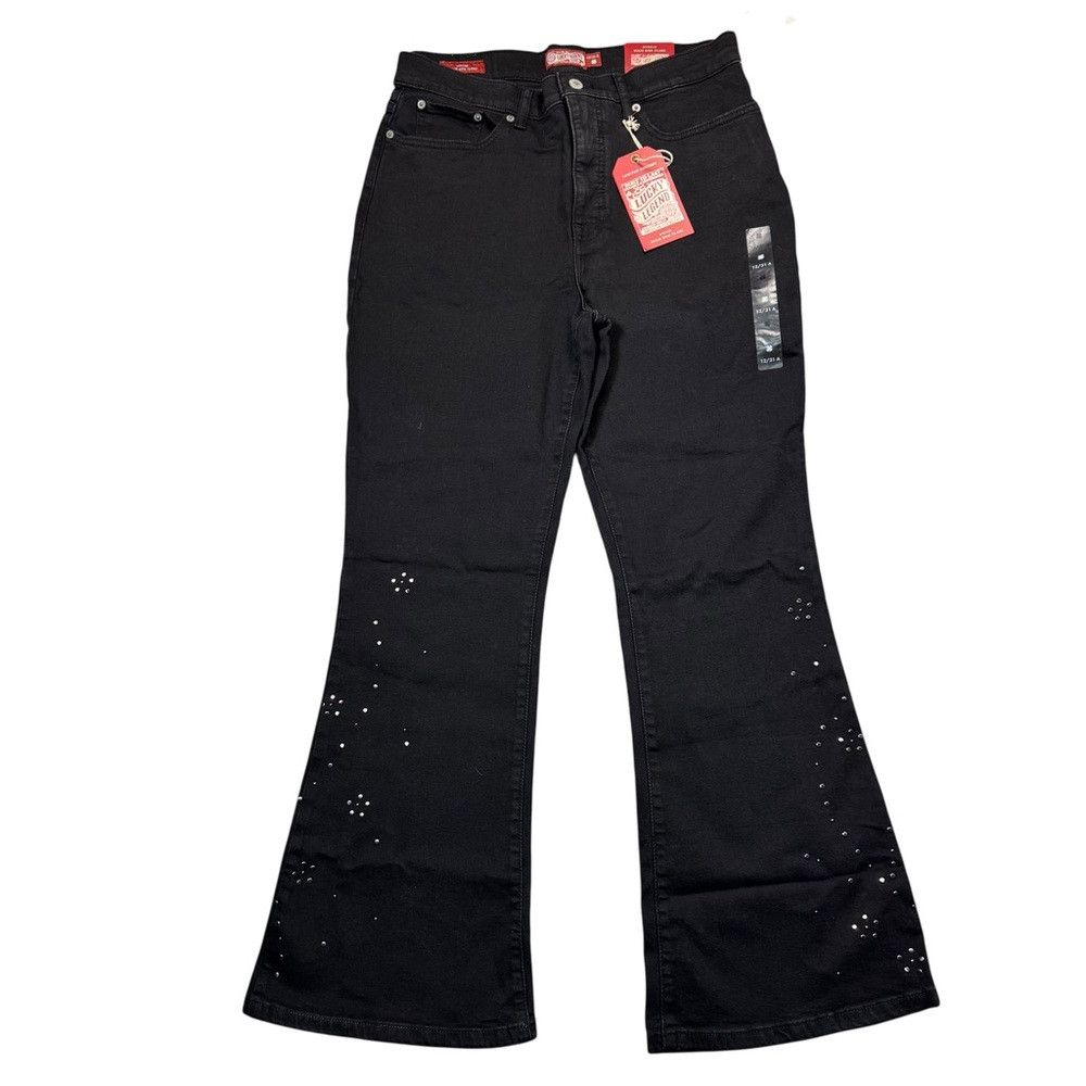Lucky Brand NWT New $129 Luck Brand Legend Studded High Rise Stevie Fla Size 34" / US 12 / IT 48 - 3 Thumbnail