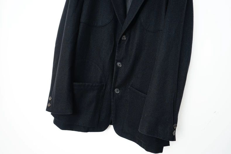 Y's for Men Y's For Men Fall/Winter Round Patchwork Wool Blazer jacket Size US S / EU 44-46 / 1 - 4 Thumbnail