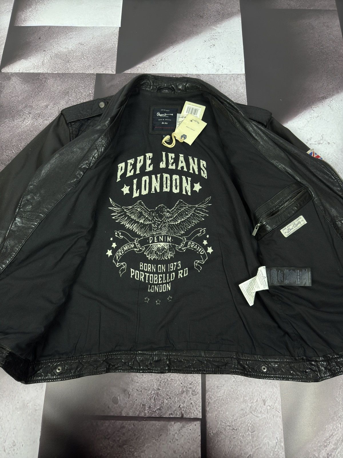 Other × Pepe Jeans × Vintage Pepe Jeans Lather Jacket Size US XL / EU 56 / 4 - 13 Thumbnail