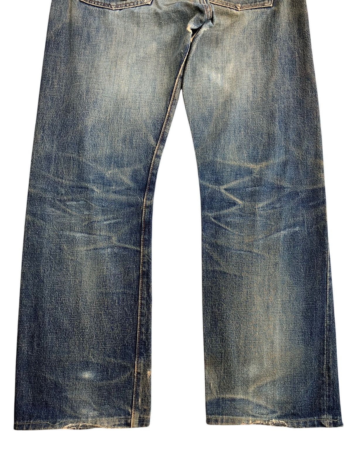Levi's Vintage 90’s Levis 501XX Big E Thrashed Blue Denim Size US 30 / EU 46 - 21 Thumbnail