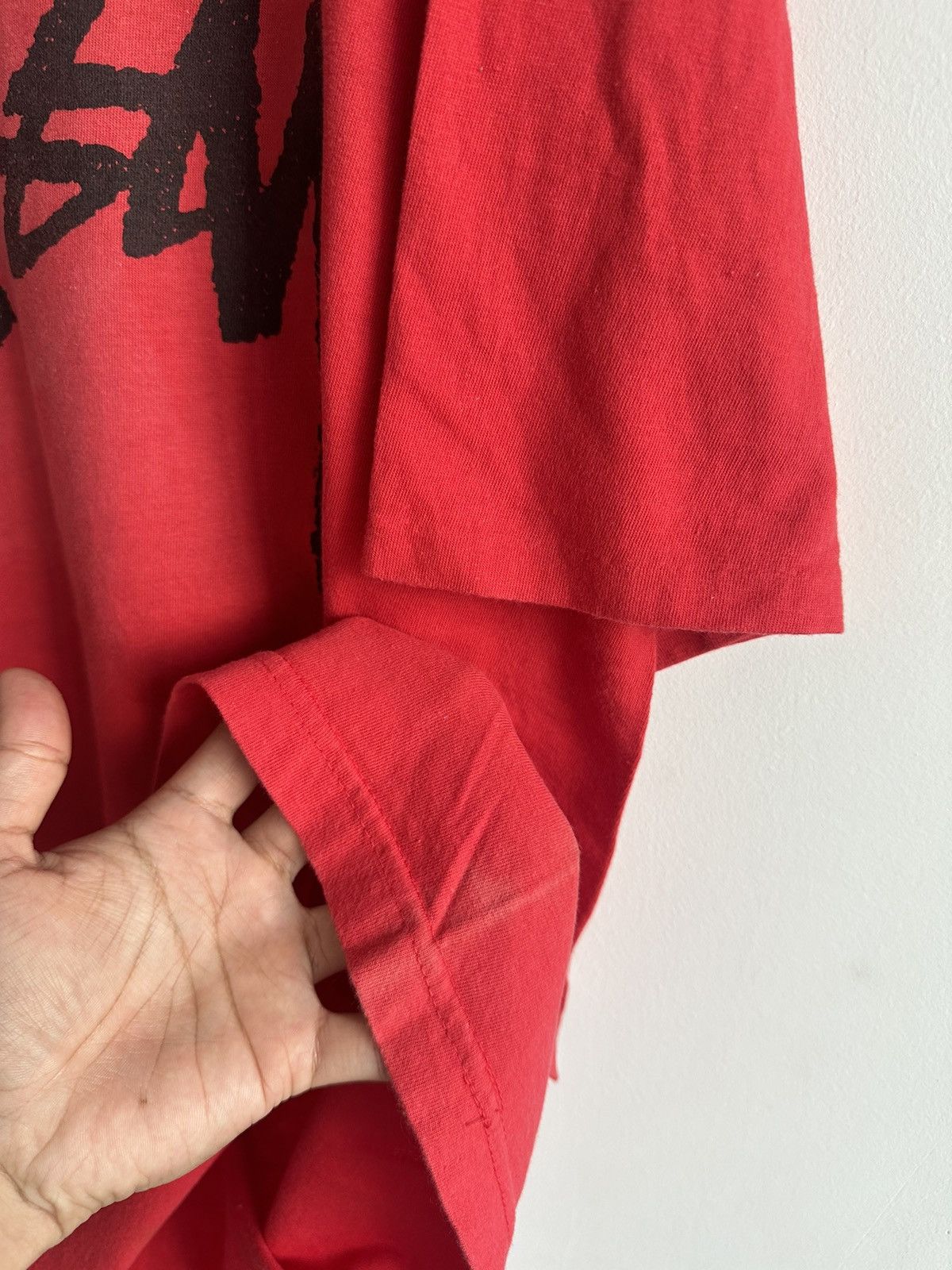 Stussy × Vintage Vintage 80’s Rare Stussy Classic Signature USA Tshirt Size US XL / EU 56 / 4 - 5 Thumbnail