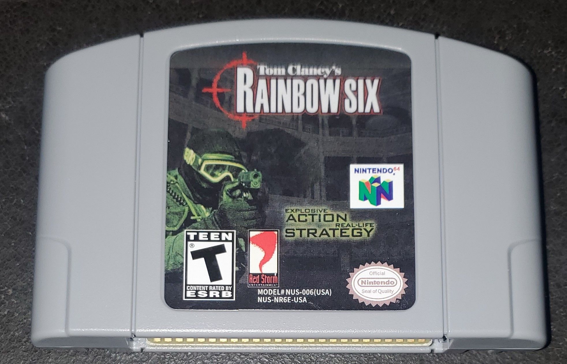 Nintendo Tom Clancy's Rainbow Six Nintendo 64 Video Game Cartridge Size ONE SIZE - 1 Thumbnail