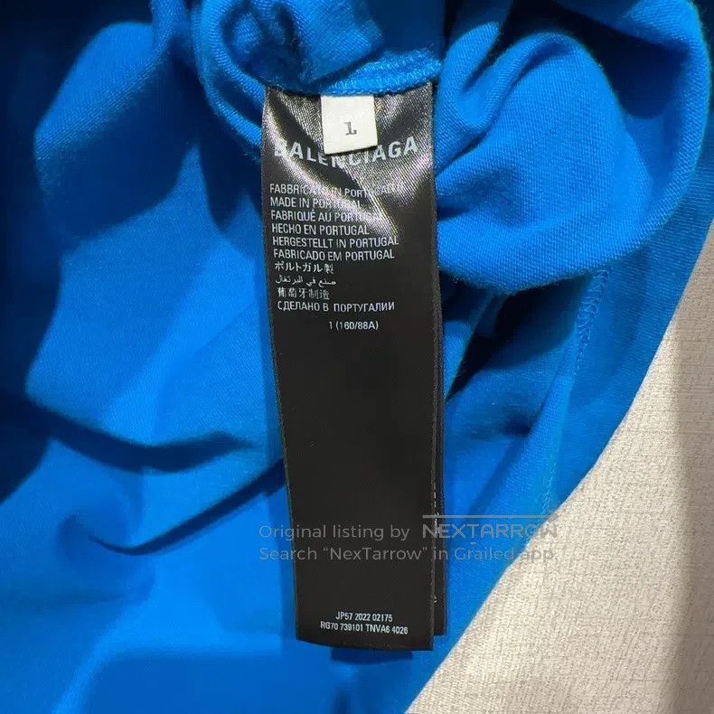 Balenciaga Balenciaga Adidas Small Logo Embroidered Short Sleeve in B Size US S / EU 44-46 / 1 - 6 Thumbnail