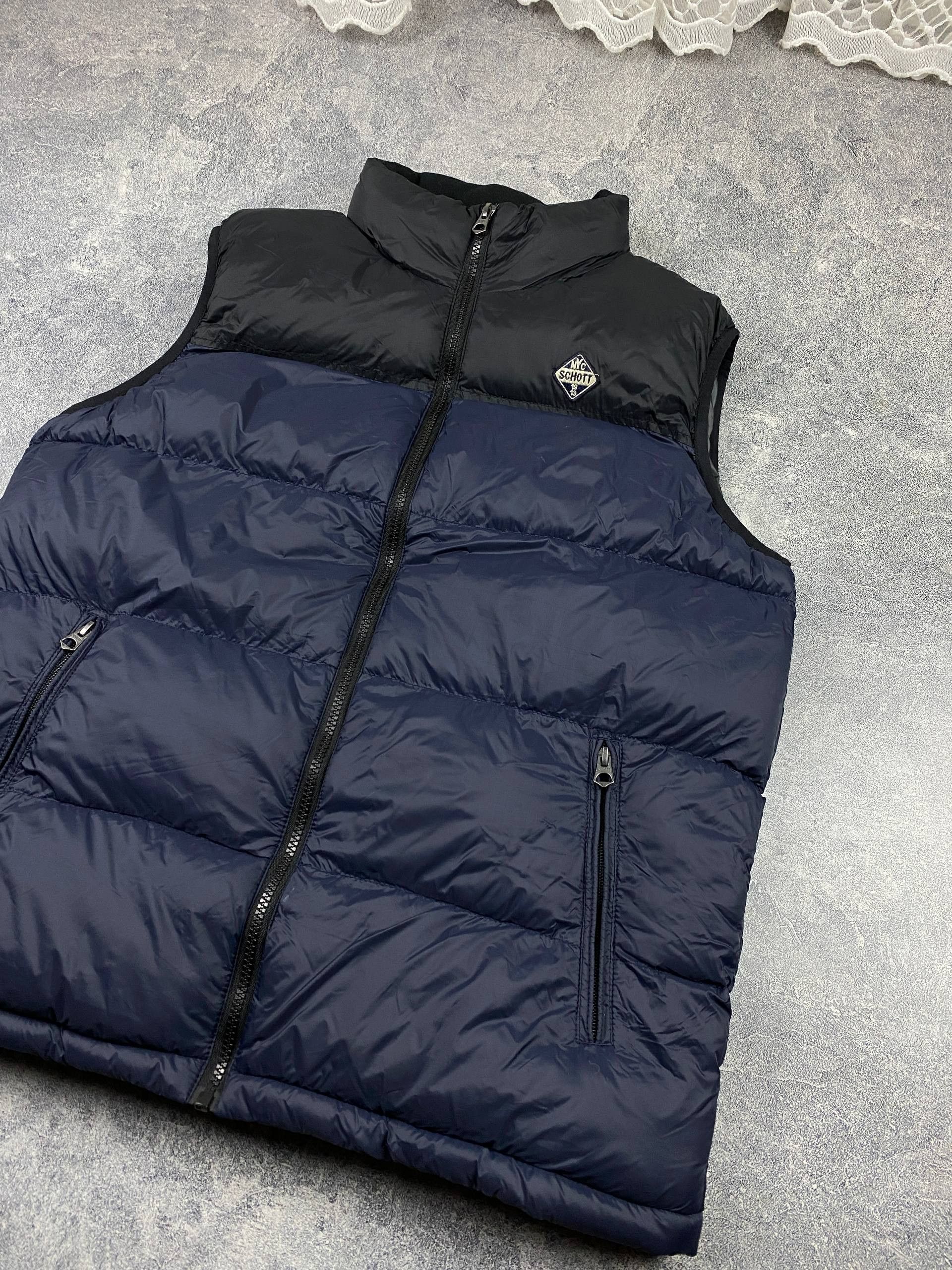 Schott SCHOTT Vest size M Black and Blue Size US M / EU 48-50 / 2 - 2 Thumbnail