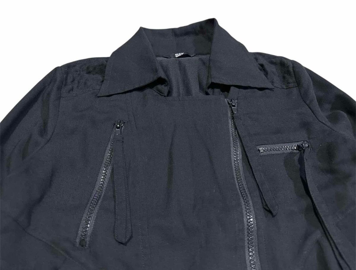 If Six Was Nine × Japanese Brand 🔥Sick Y2K Sly Asymmetric Jacket Double Layer Cinch Size US S / EU 44-46 / 1 - 2 Thumbnail