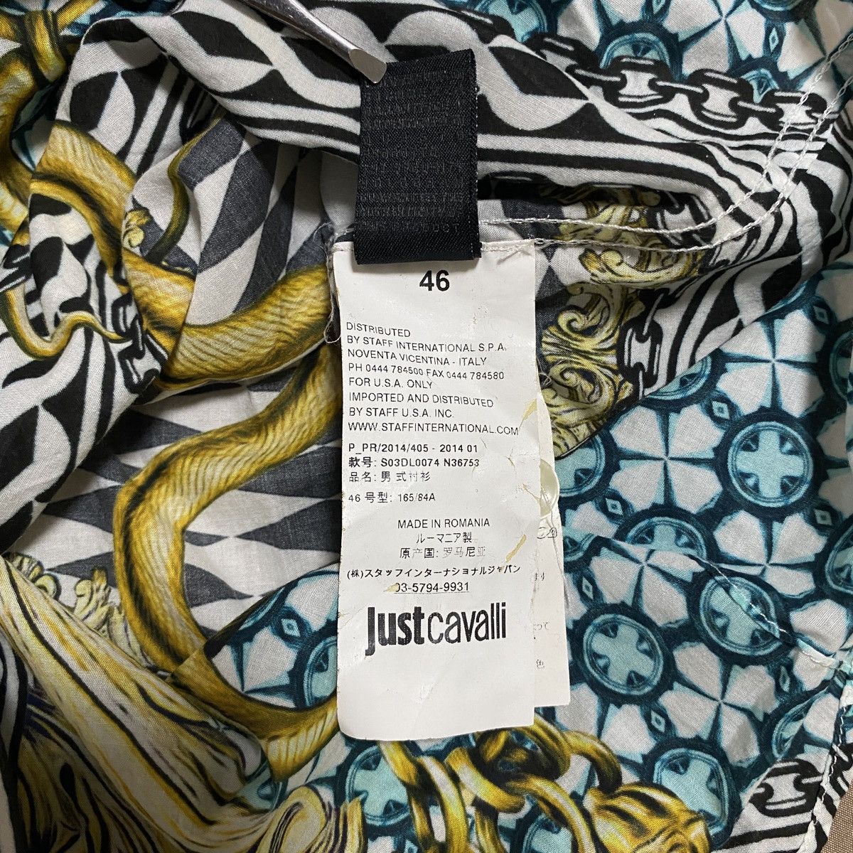 Just Cavalli Just Cavalli Serpent L/S Polo Size US S / EU 44-46 / 1 - 6 Thumbnail