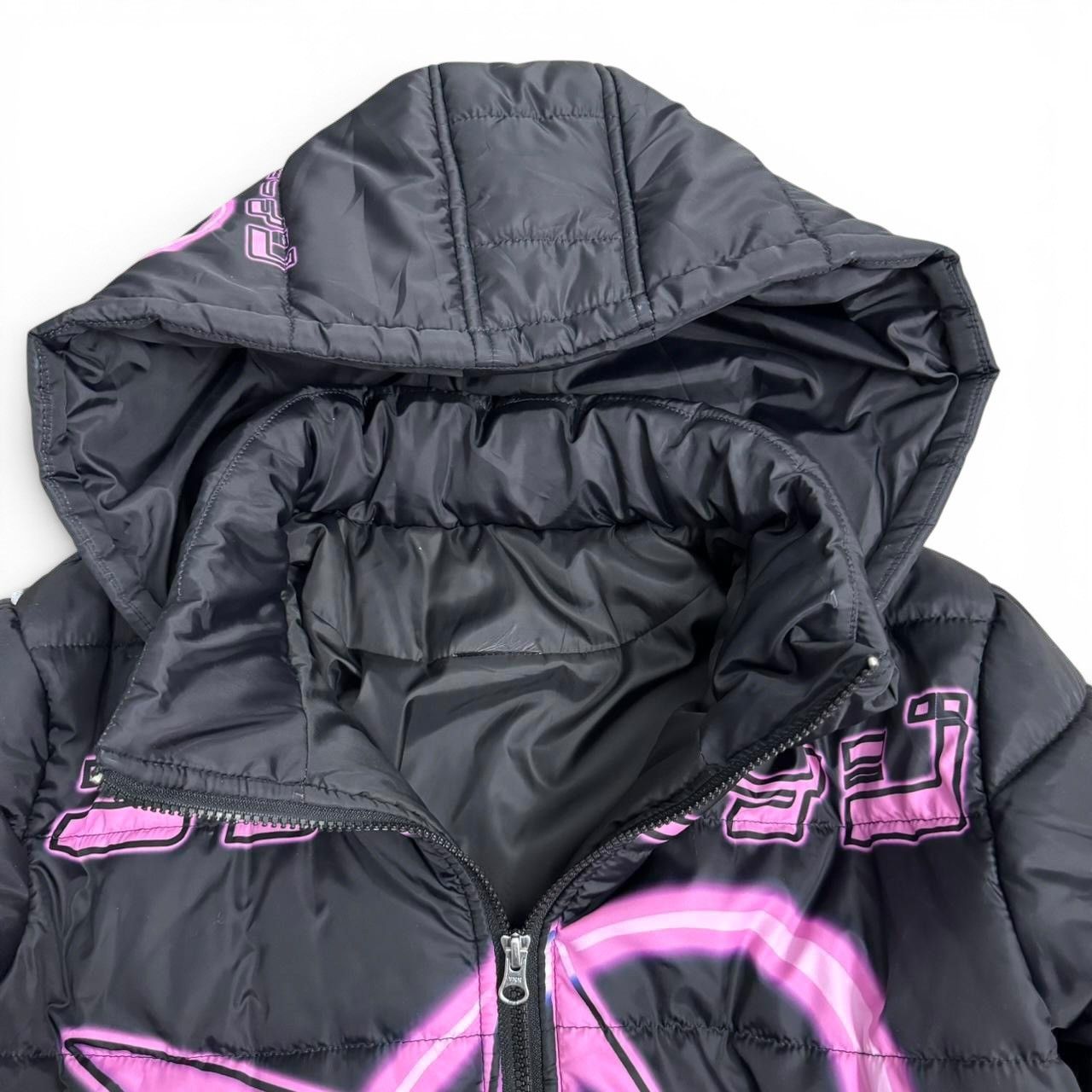Other Shadow Banned Y2K KINSHI Puffer Jacket Pink (M) Size US M / EU 48-50 / 2 - 10 Thumbnail