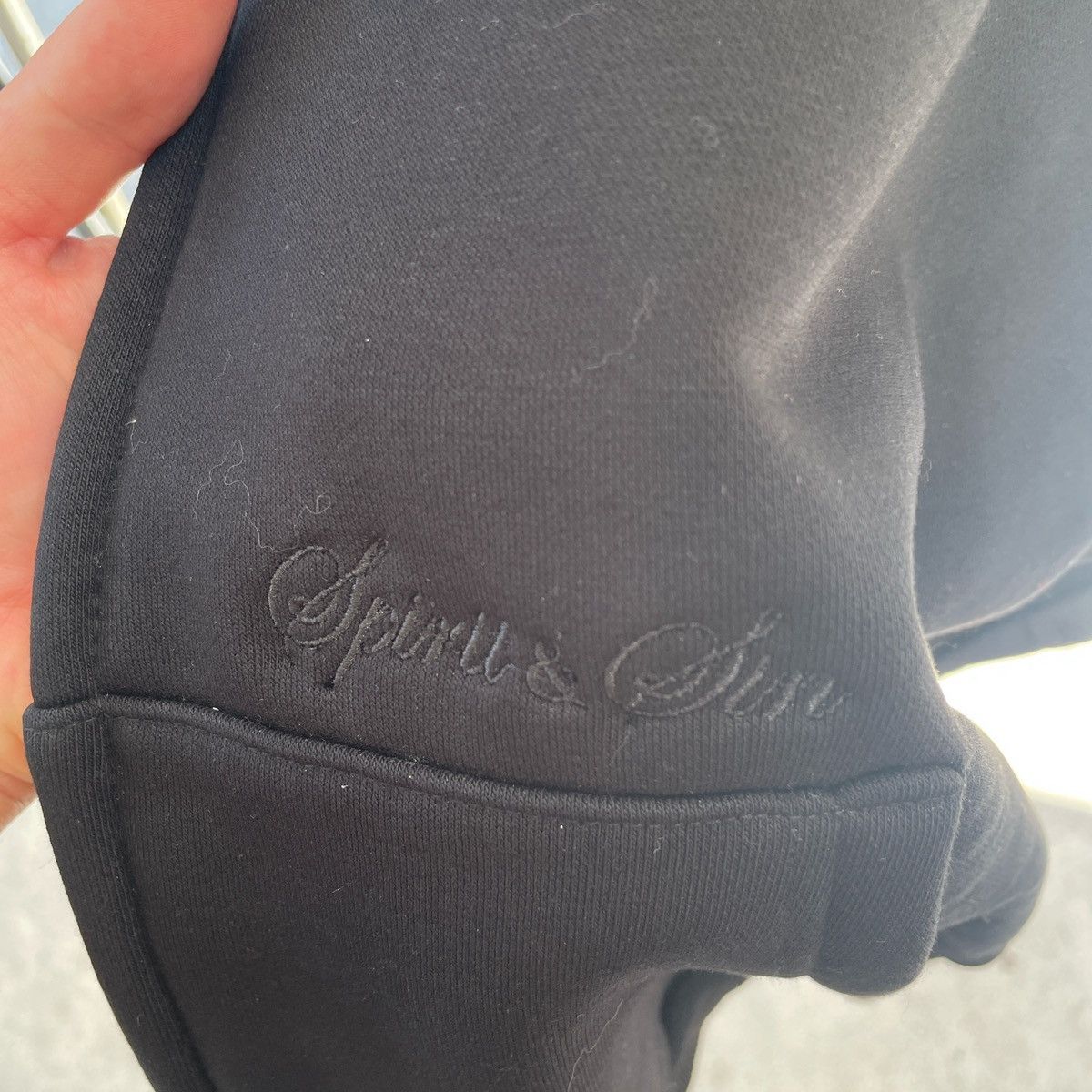 Other Spirit & Sin ULTRA-HEAVYWEIGHT DOUBLE ZIP HOOD - BLACK (S) Size US S / EU 44-46 / 1 - 4 Thumbnail