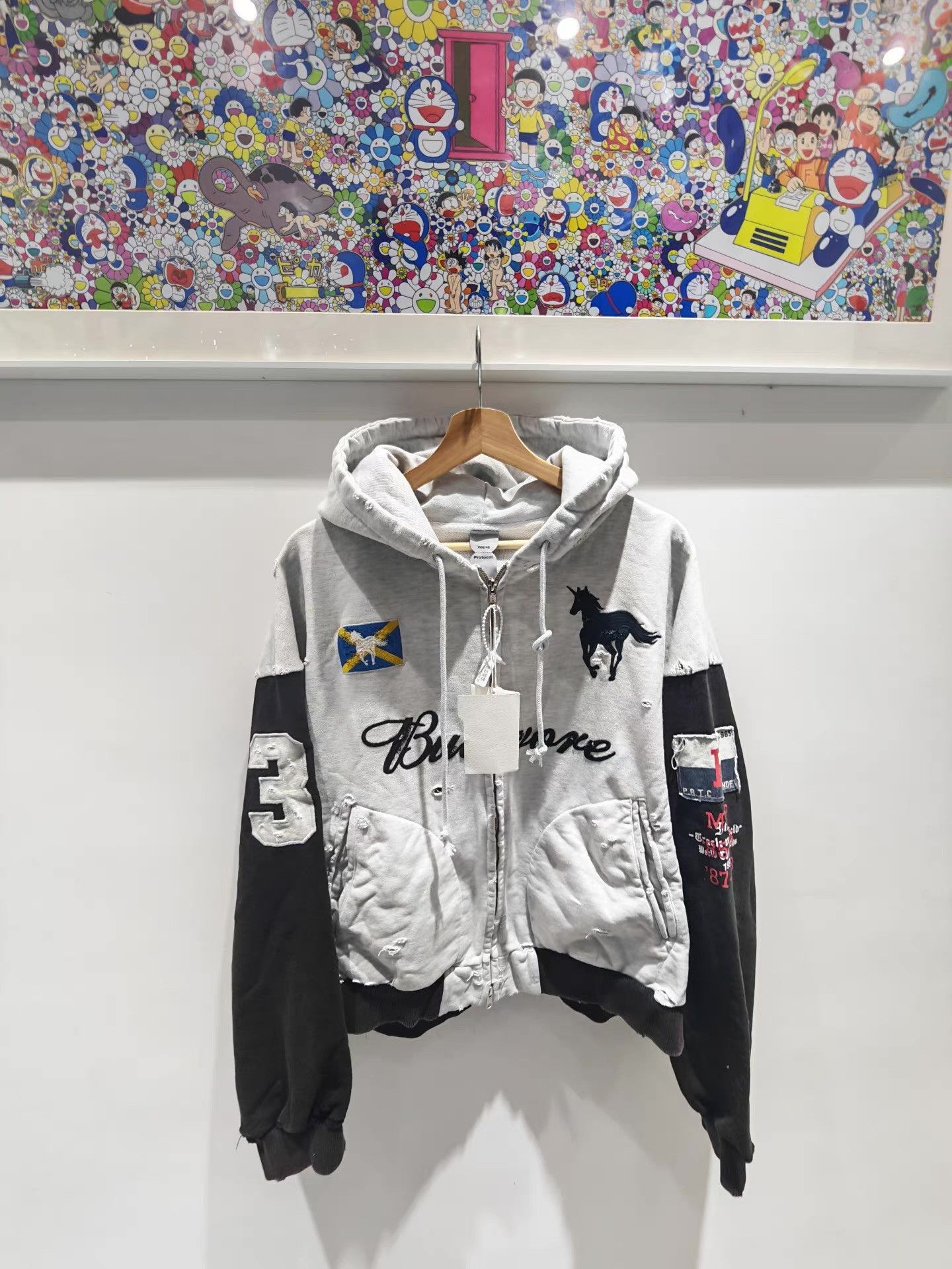 GRAILZ Protocol Index Jacket War Horse Slogan Zip-Up Hooded Q15 Size US S / EU 44-46 / 1 - 1 Thumbnail