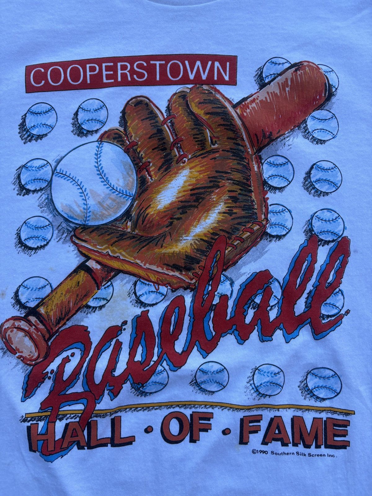 Cooperstown Collection 1990 Hanes Cooperstown Baseball Hall of Fame T-Shirt Size XL Size US XL / EU 56 / 4 - 4 Thumbnail