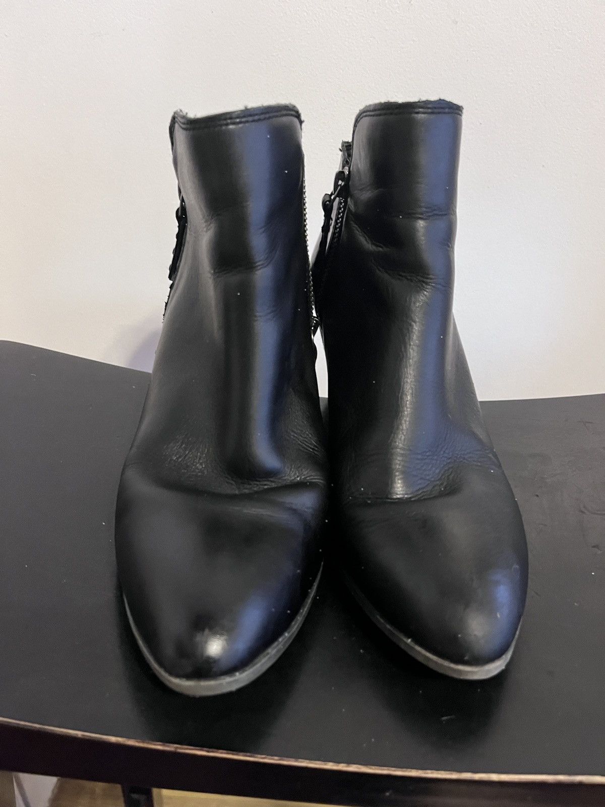 Frye Frye Black Leather Booties Size US 8.5 / IT 38.5 - 1 Thumbnail