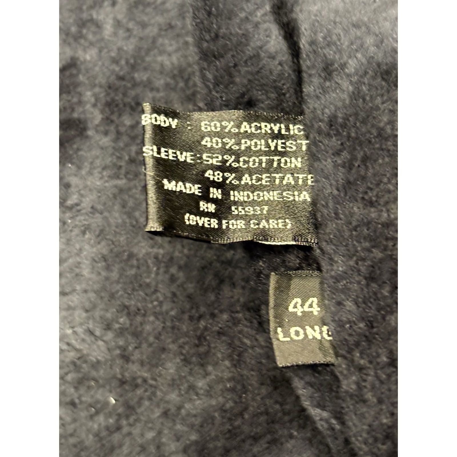 Vintage VINTAGE Botany 500 Navy Blue Trench Coat Jacket W/ Removable Winter Lining 44 L Navy Blue Coat Unisex Adults Mens Womens Tall L 44 Long Trench Coat Size M / US 6-8 / IT 42-44 - 7 Thumbnail