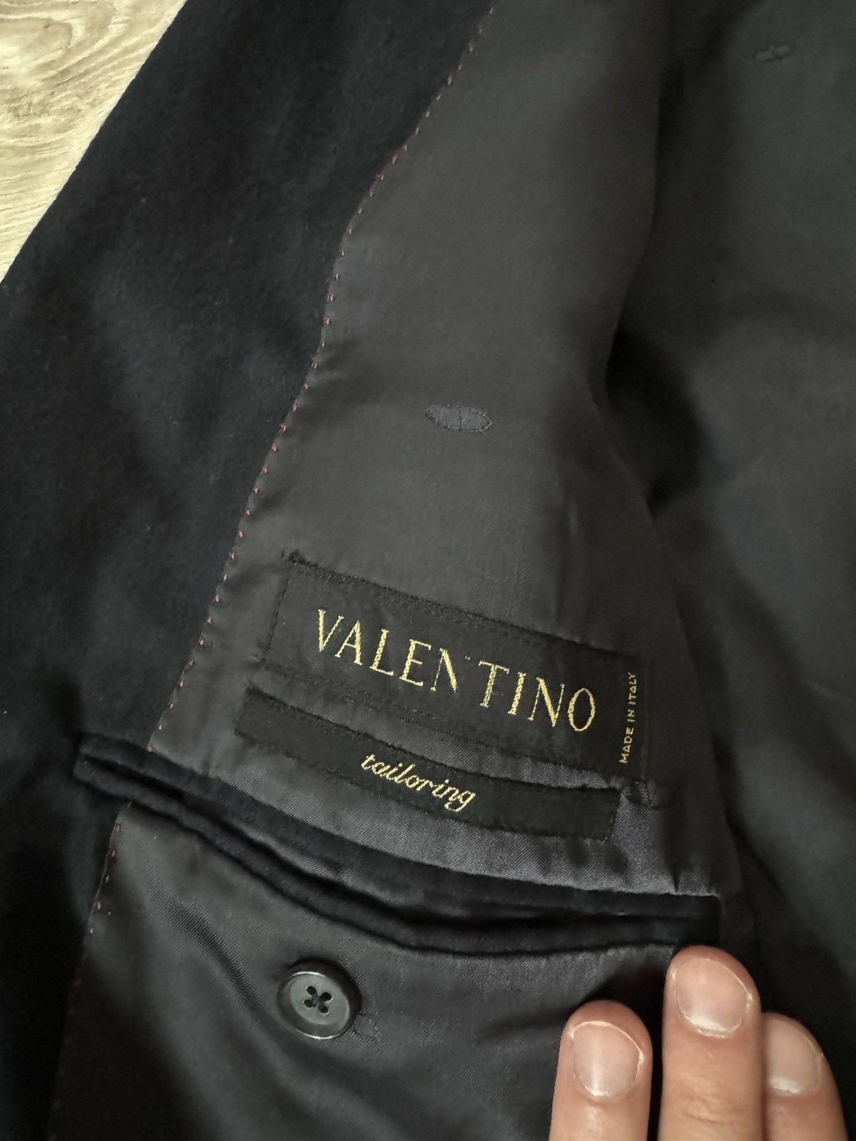 Valentino Vintage Valentino Tailoring Wool Blazer Made In Italy Size 52R - 6 Thumbnail