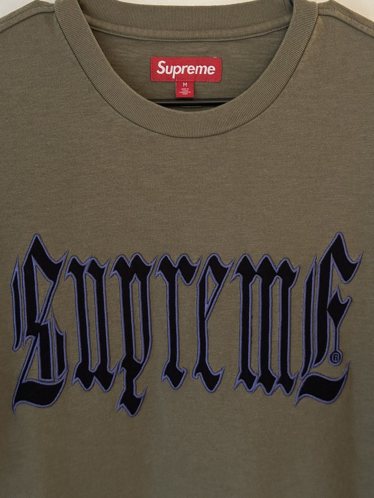 Supreme Supreme Old English S/S Top Tee Size US M / EU 48-50 / 2 - 2 Thumbnail
