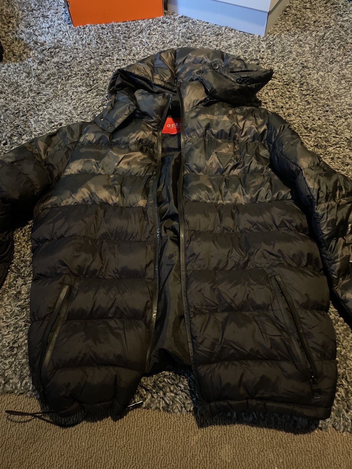Guess Guess camo puffer jacket Size US L / EU 52-54 / 3 - 3 Thumbnail