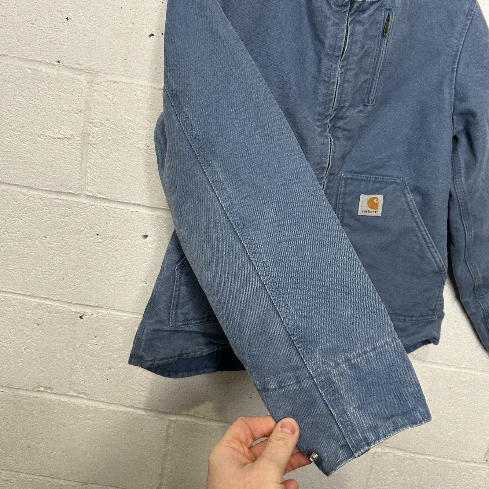 Carhartt Carhartt Sherpa-Lined Canyon Jacket “French Blue” WJ022 FHB Size S / US 4 / IT 40 - 6 Thumbnail