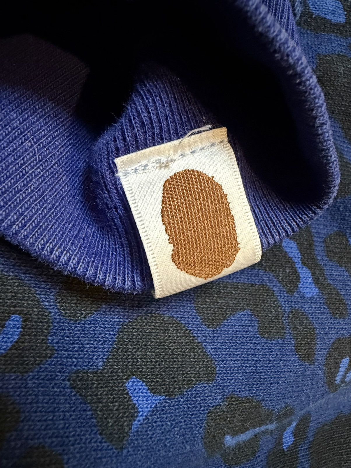 Bape A Bathing Ape Blue Cheetah Tiger Shark Full Zip Shark Hoodie Size US M / EU 48-50 / 2 - 11 Thumbnail