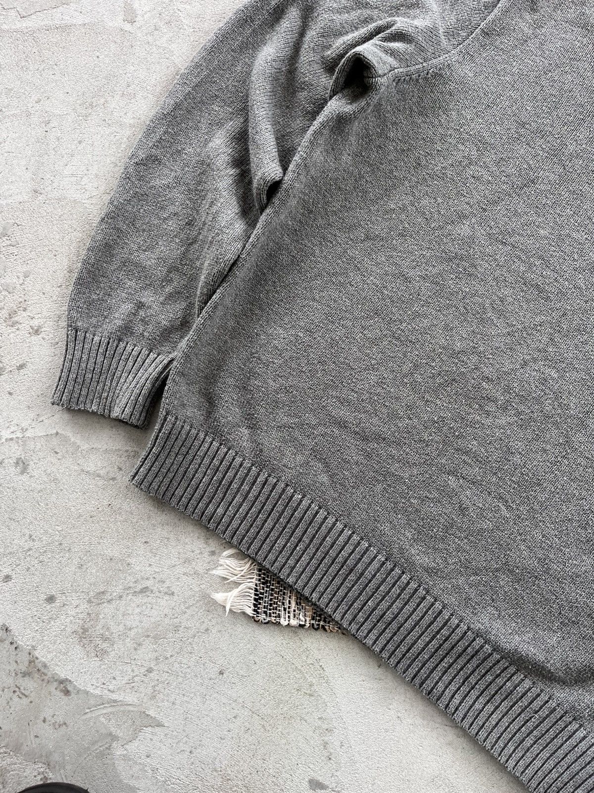 Polo Ralph Lauren Vintage Polo Ralph Lauren Grey Knit Minimalist Sweater Y2K Size US L / EU 52-54 / 3 - 7 Thumbnail