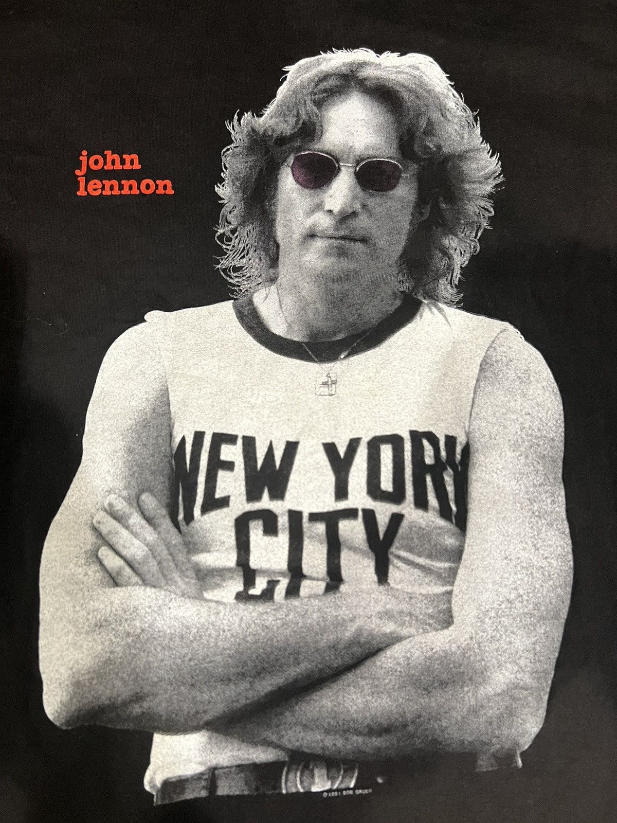 Hanes Vintage John Lennon 1991 s Large Size US L / EU 52-54 / 3 - 2 Thumbnail