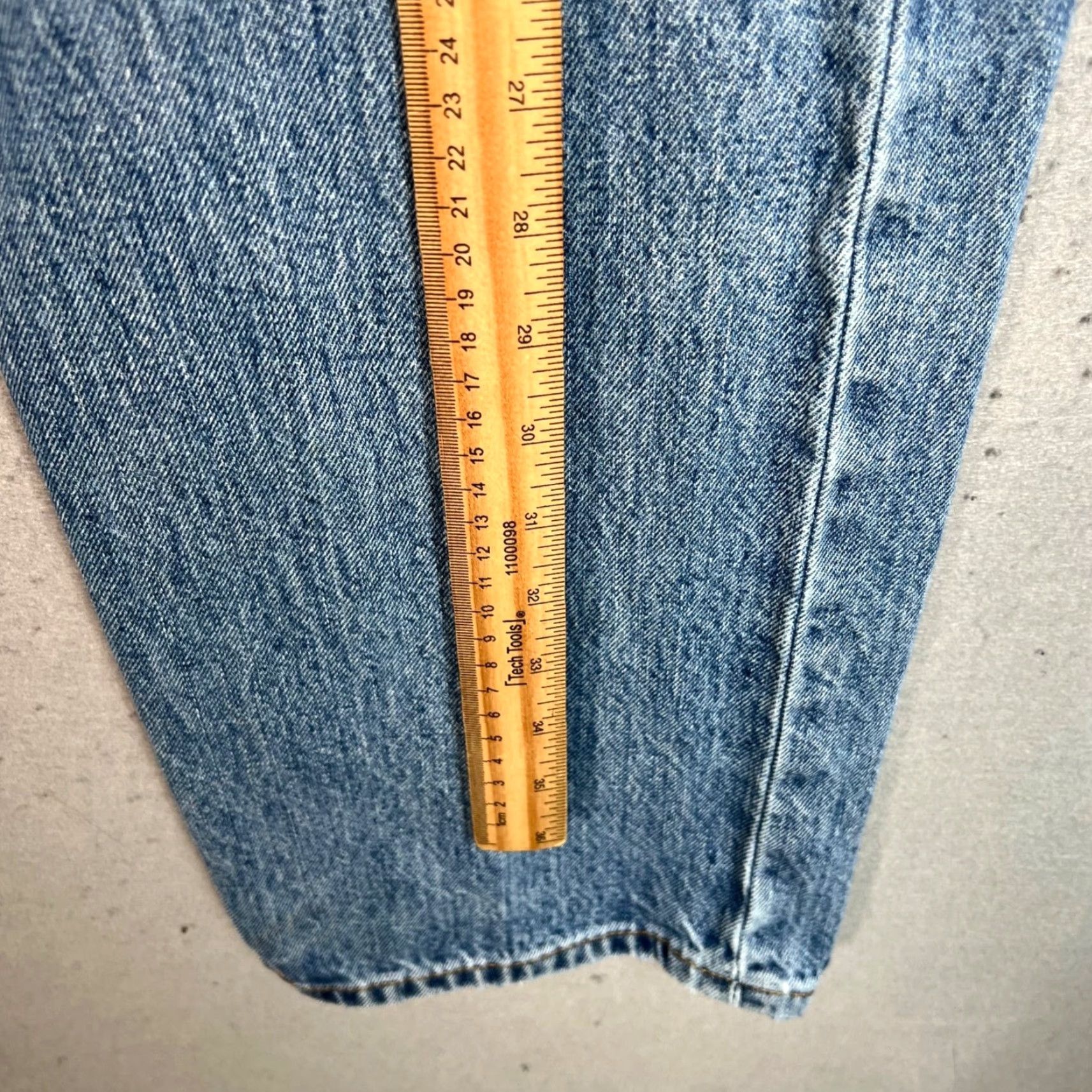 Levi's VINTAGE Levi's 501 Jeans Mens Straight Inseam 29 in 36 x 30 Blue Denim Cotton Cotton Denim | Levi's 501 | Jeans | Men Size US 36 / EU 52 - 6 Thumbnail