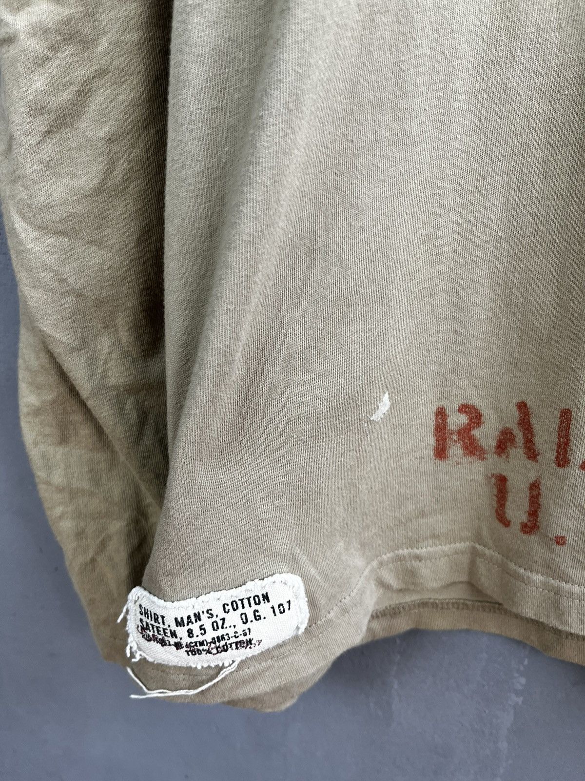 Polo Ralph Lauren × Ralph Lauren × Vintage Polo Ralph Lauren army long sleeve vintage Size US XL / EU 56 / 4 - 8 Thumbnail