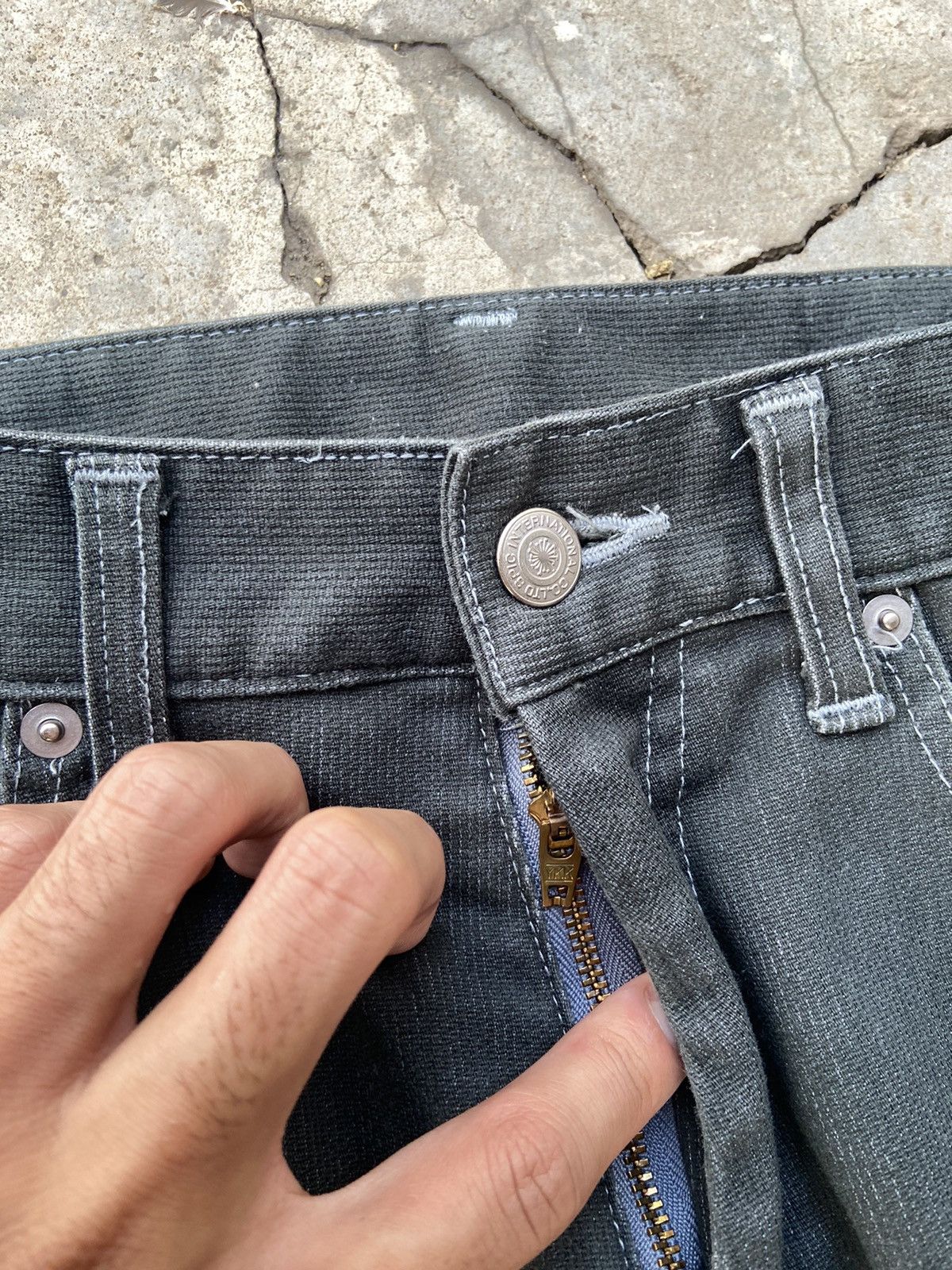 Japanese Brand × Tornado Mart Tornado mart denim straight pants Size US 30 / EU 46 - 4 Thumbnail