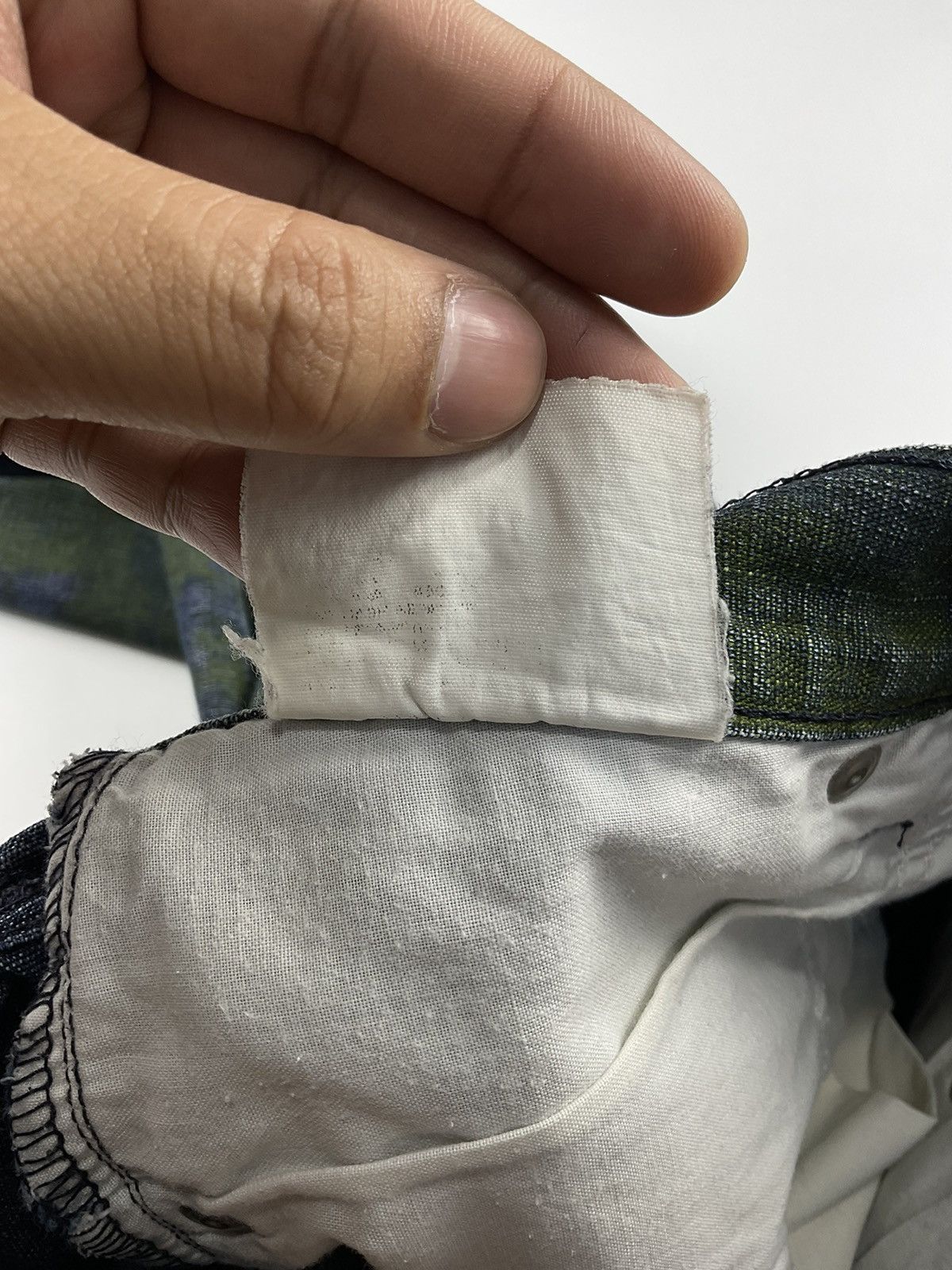Walter Van Beirendonck Walter Van Beirendonck Hand Painted Moss Jeans Size US 28 / EU 44 - 18 Thumbnail