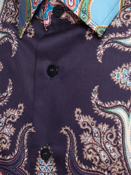 Etro o1lsvrm0425 Shirt in Blue Size US L / EU 52-54 / 3 - 5 Thumbnail