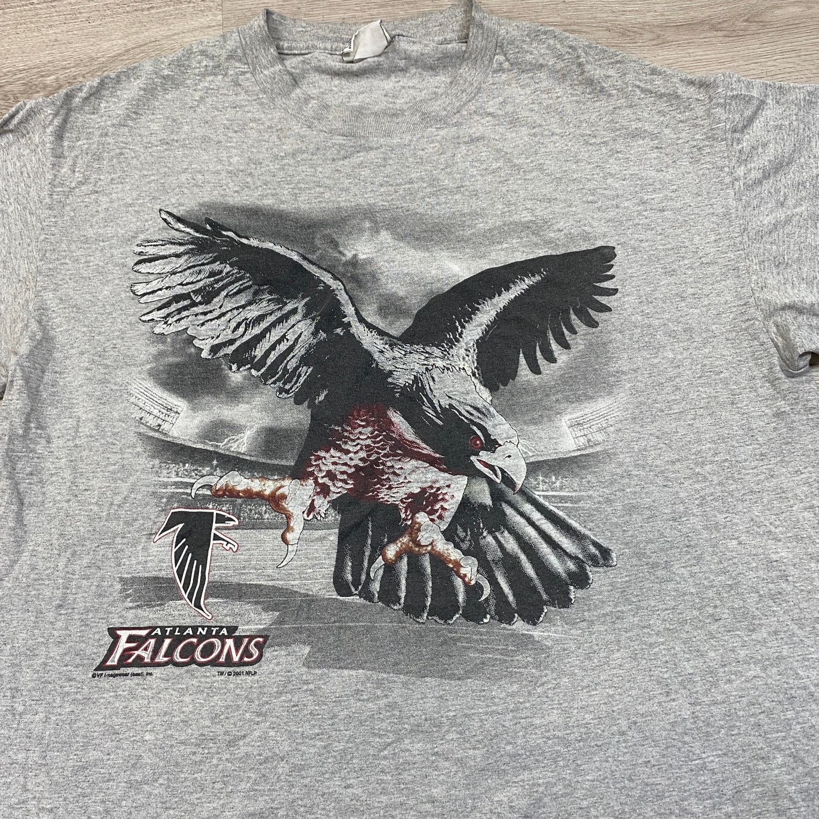 Lee × NFL × Vintage VTG 2001 Atlanta Falcons Short Sleeve Boxy Shirt Large NFL Size US L / EU 52-54 / 3 - 2 Thumbnail