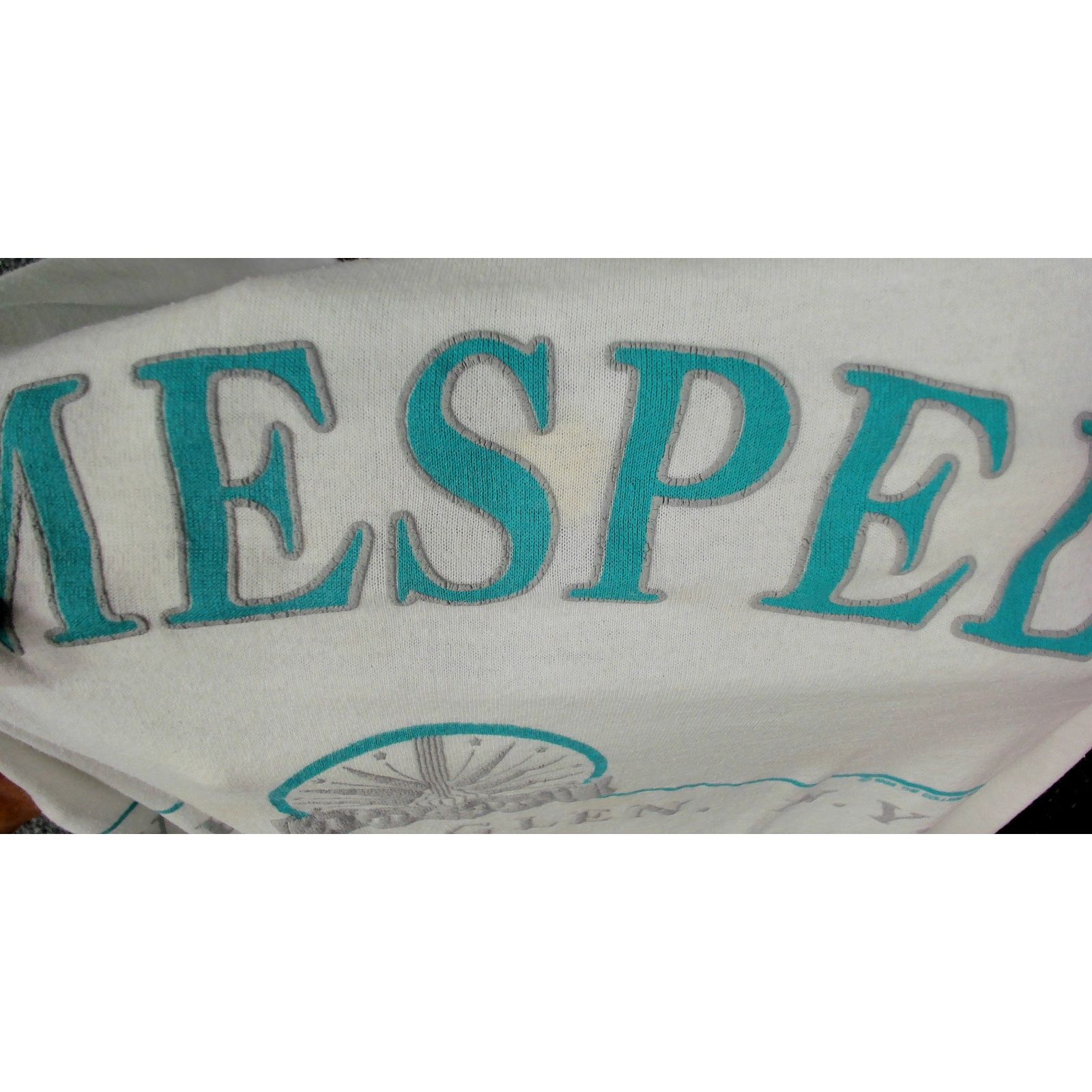 Vintage Screen Stars VTG 1988 Timespell Watkins Glen Laser Show Tee Size US M / EU 48-50 / 2 - 6 Thumbnail