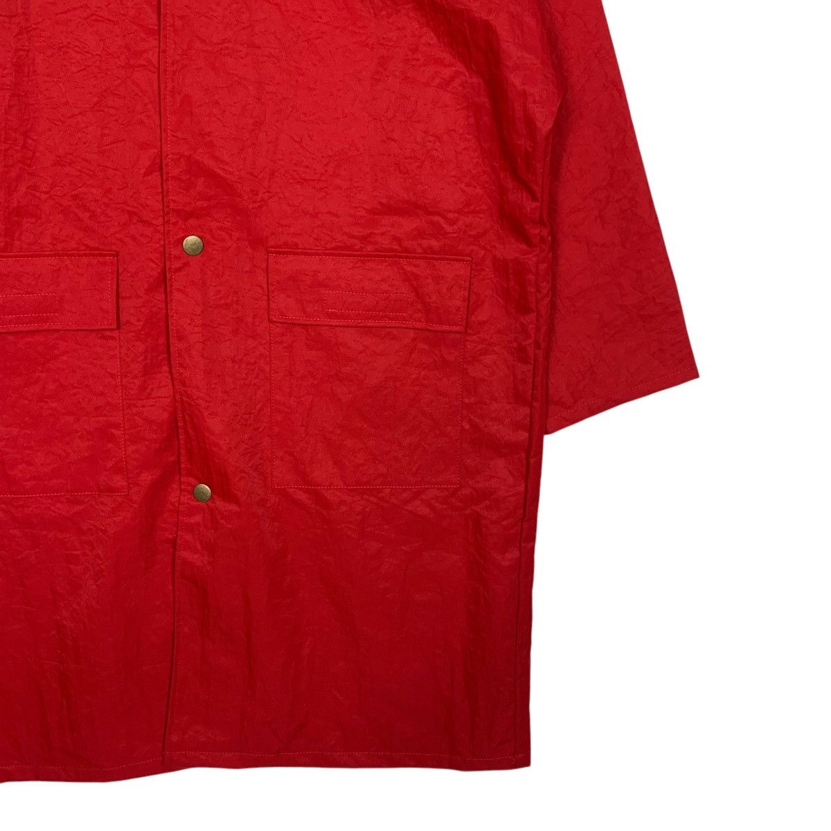 Vintage LARK Skiing Big Logo Hooded Raincoat Jacket #2712-C122 Size US XXL / EU 58 / 5 - 7 Thumbnail