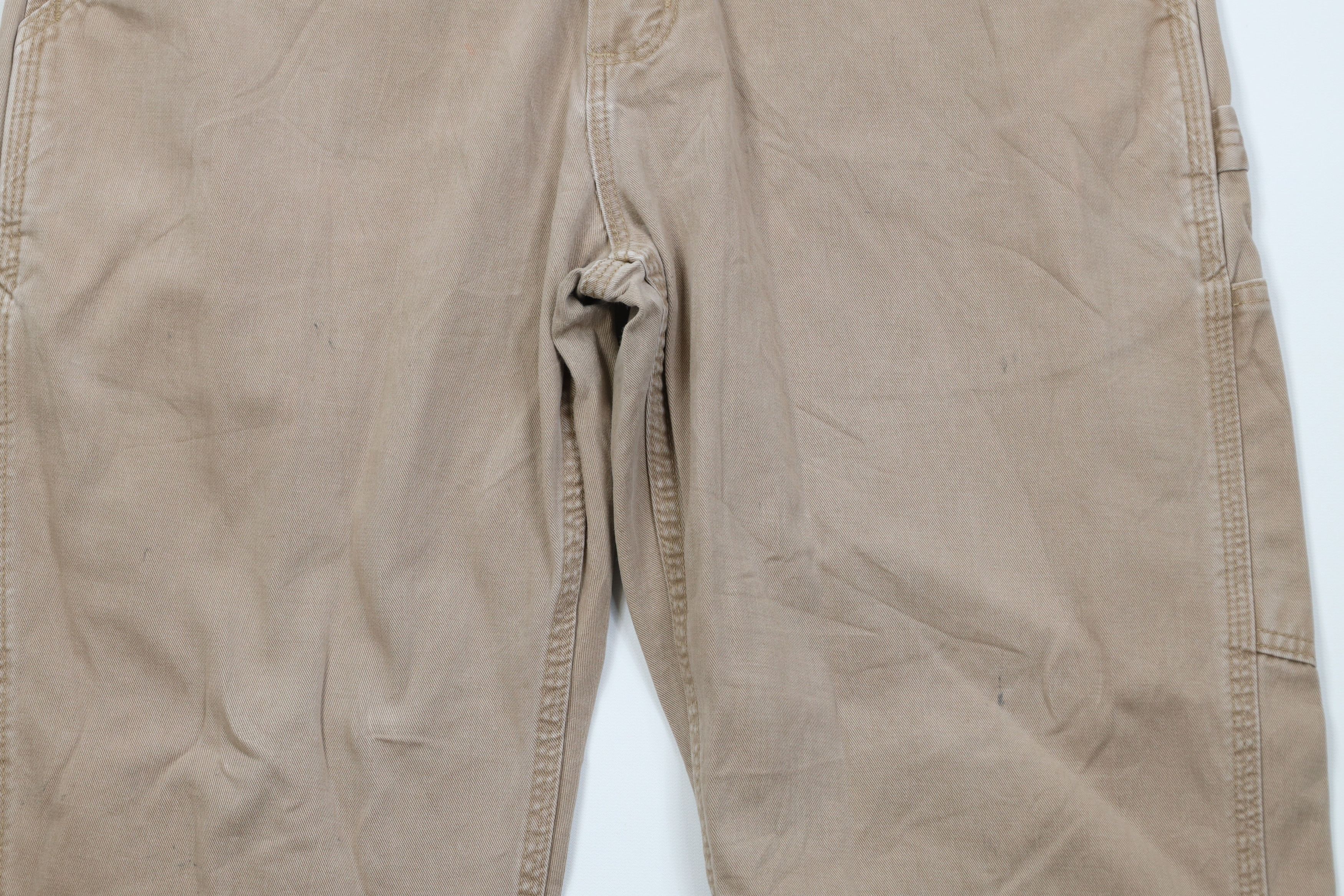 Carhartt Vintage Y2K Carhartt Relaxed Fit Wide Leg Dungaree Pants Size US 34 / EU 50 - 3 Thumbnail