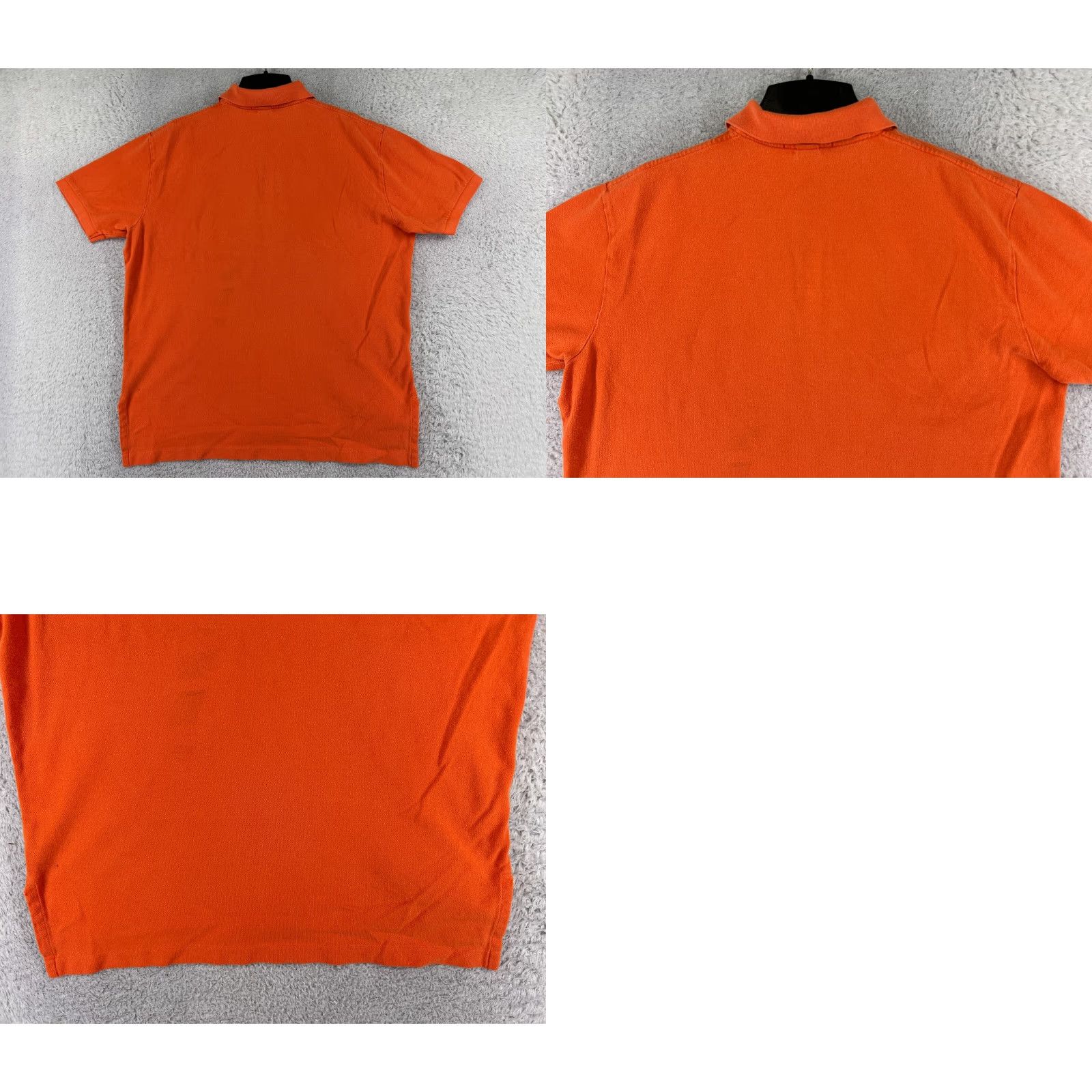 Ralph Lauren VINTAGE Ralph Lauren Polo Shirt Men’s Orange 100% Cotton Knit Polo Golf Classic Logo 40 in Chest Adult Large Size US L / EU 52-54 / 3 - 9 Thumbnail