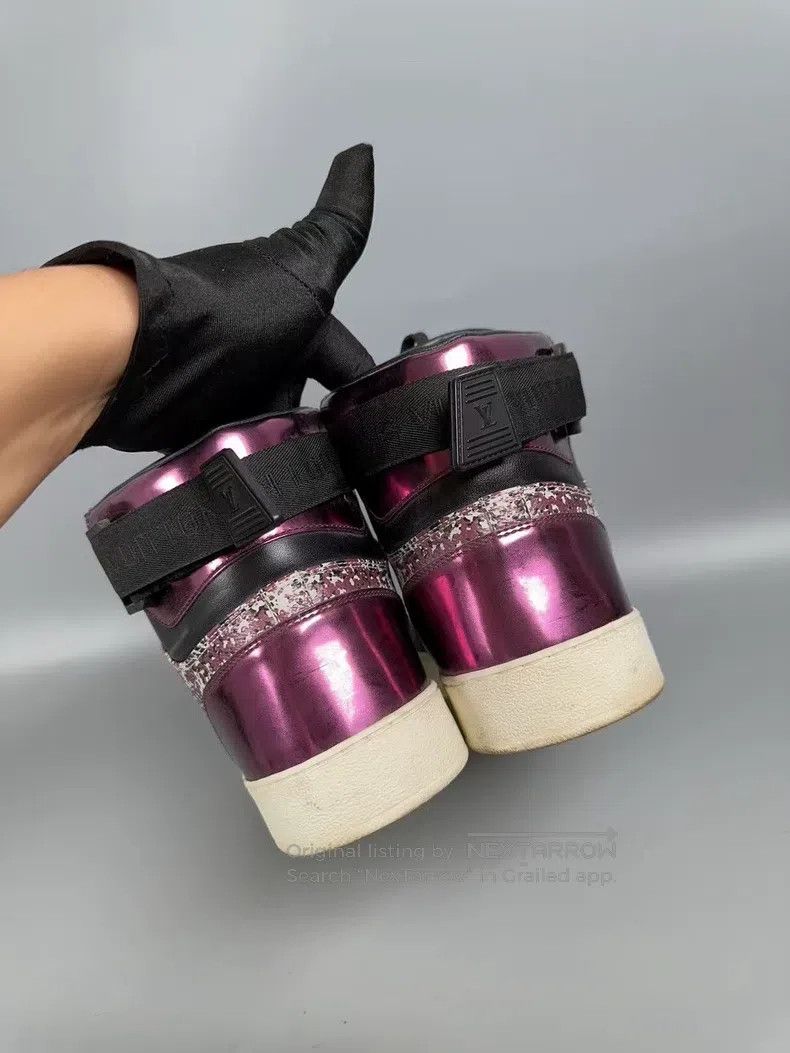 Louis Vuitton Louis Vuitton Purple Rivoli high-top casual shoes Size US 7 / EU 40 - 7 Thumbnail