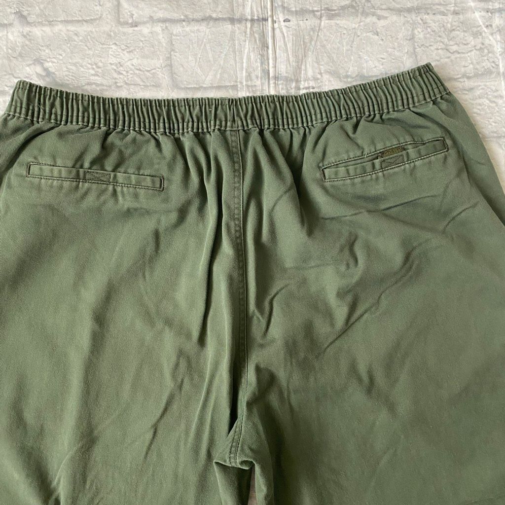 Puritan Puritan men L pull on casual pants w/zipper button & drawstring olive green Size US 40 / EU 56 - 9 Thumbnail