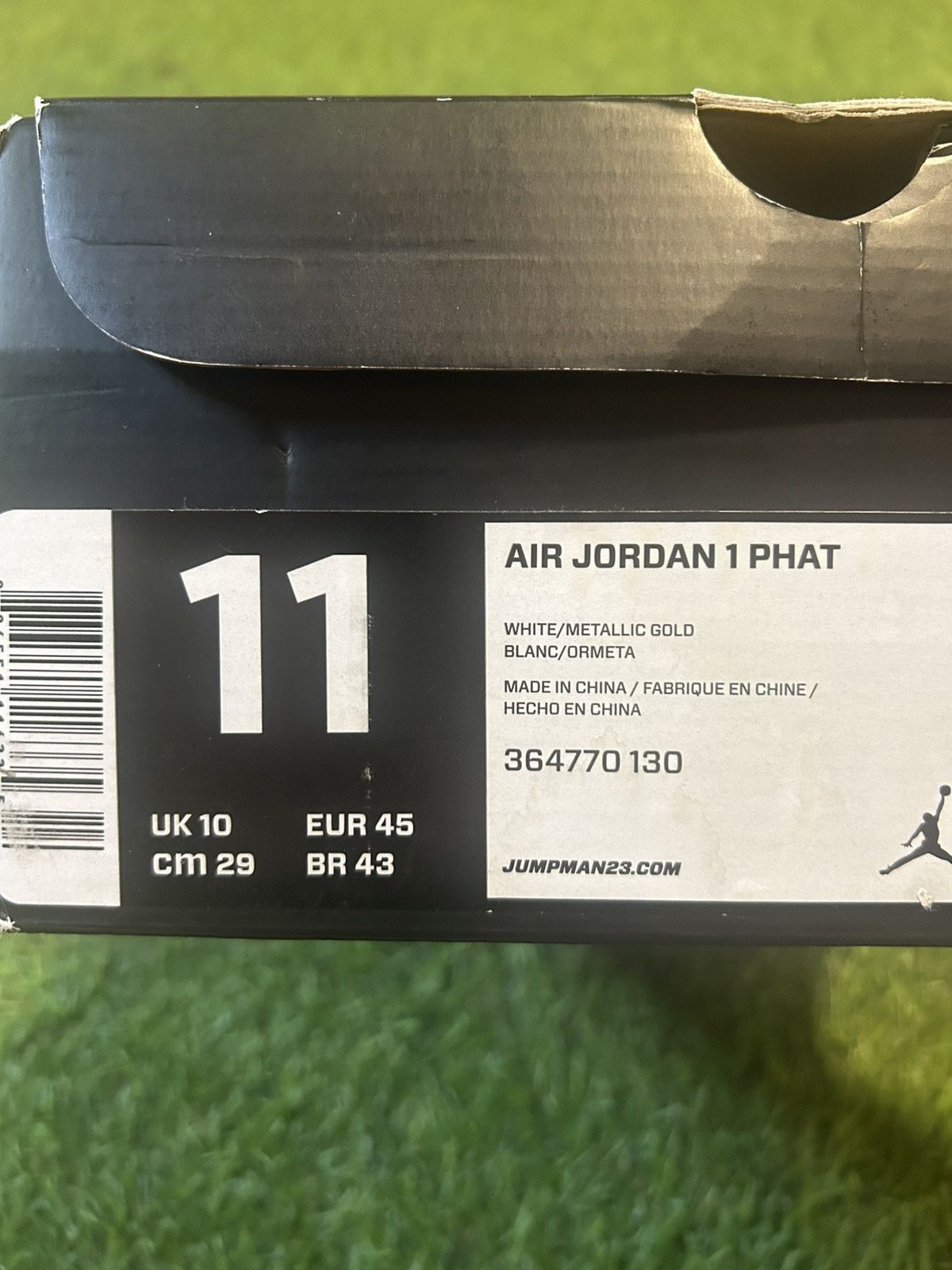 Jordan Brand DS Jordan 1 Phat White Metallic Gold Size US 11 / EU 44 - 9 Thumbnail