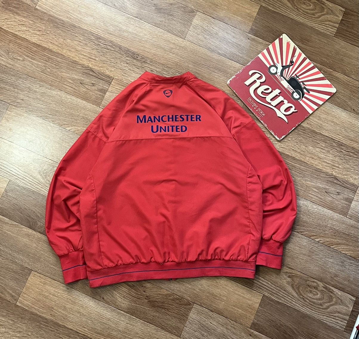 Nike Vintage Nike Manchester United 2008-2009 Training Jacket Size US XXL / EU 58 / 5 - 8 Thumbnail